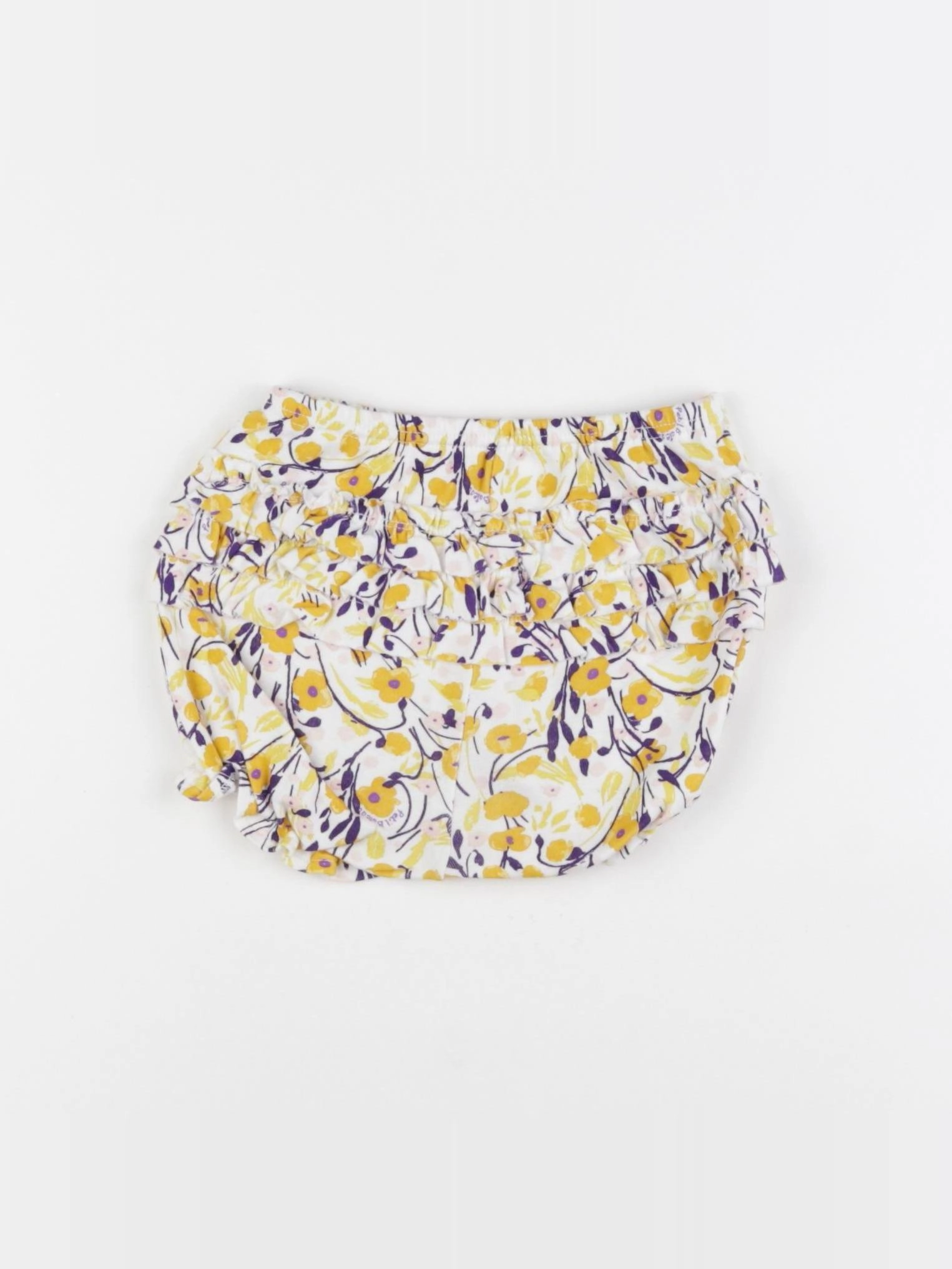 Petit Bateau - bloomer jaune - 6 mois