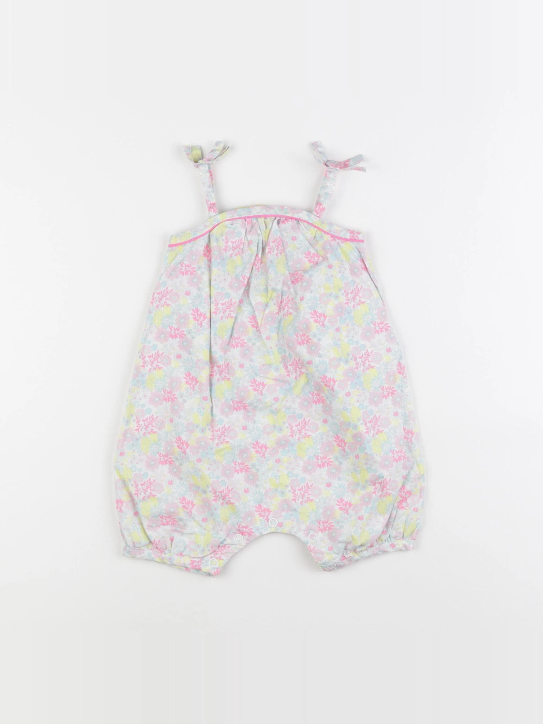 Petit Bateau - combinaison blanc - 6 mois