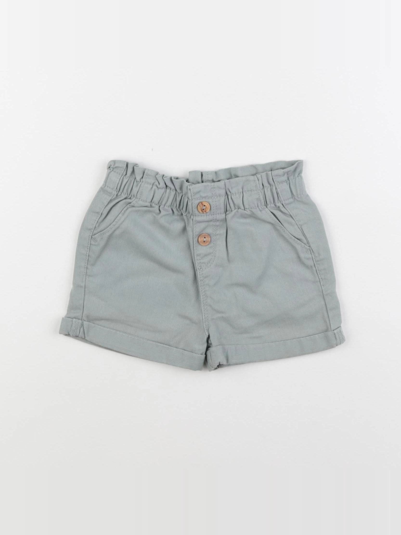 Vertbaudet - short vert - 24 mois