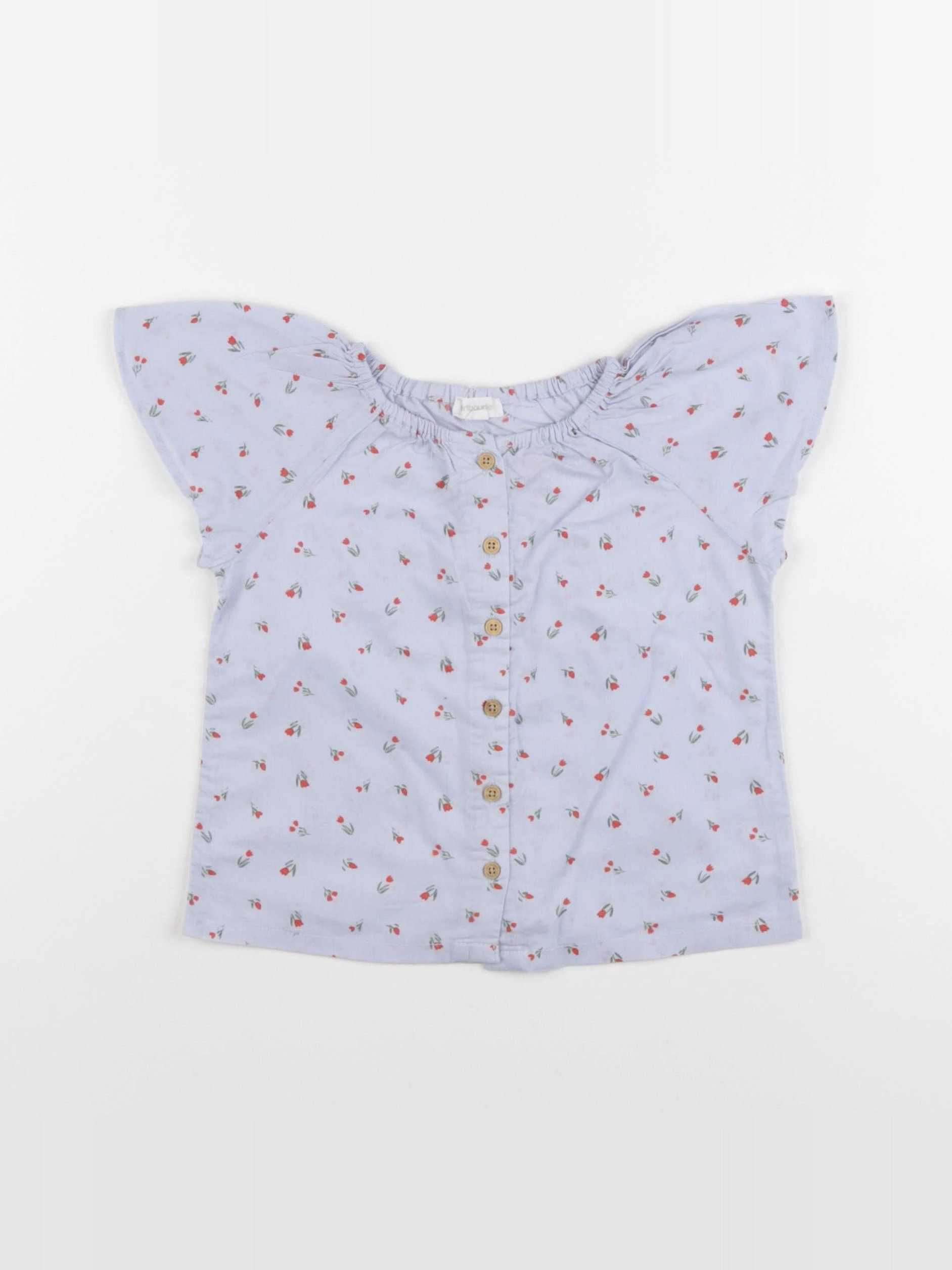 Vertbaudet - blouse bleu - 24 mois