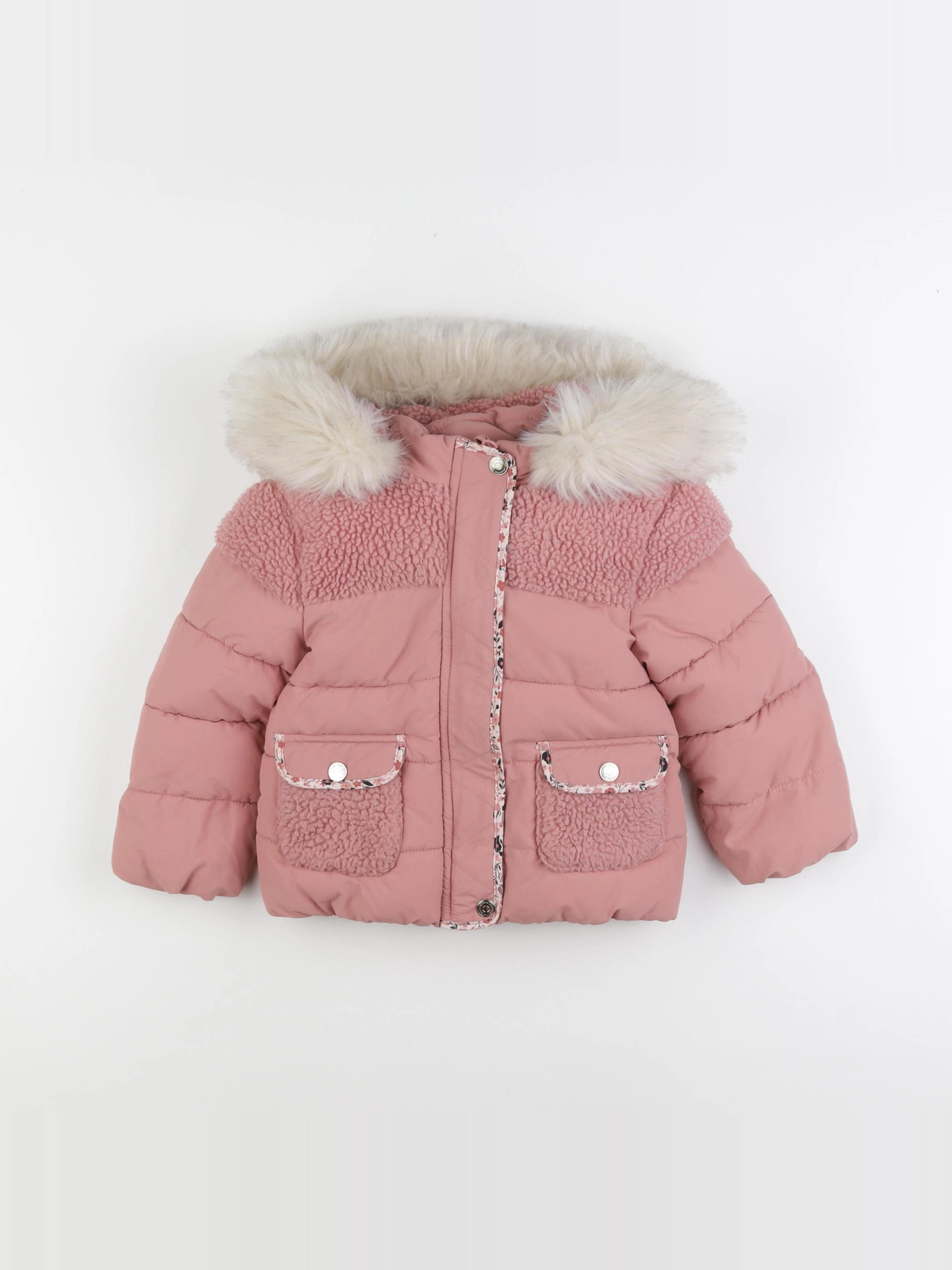 Tape à l'oeil - doudoune rose - 3 ans