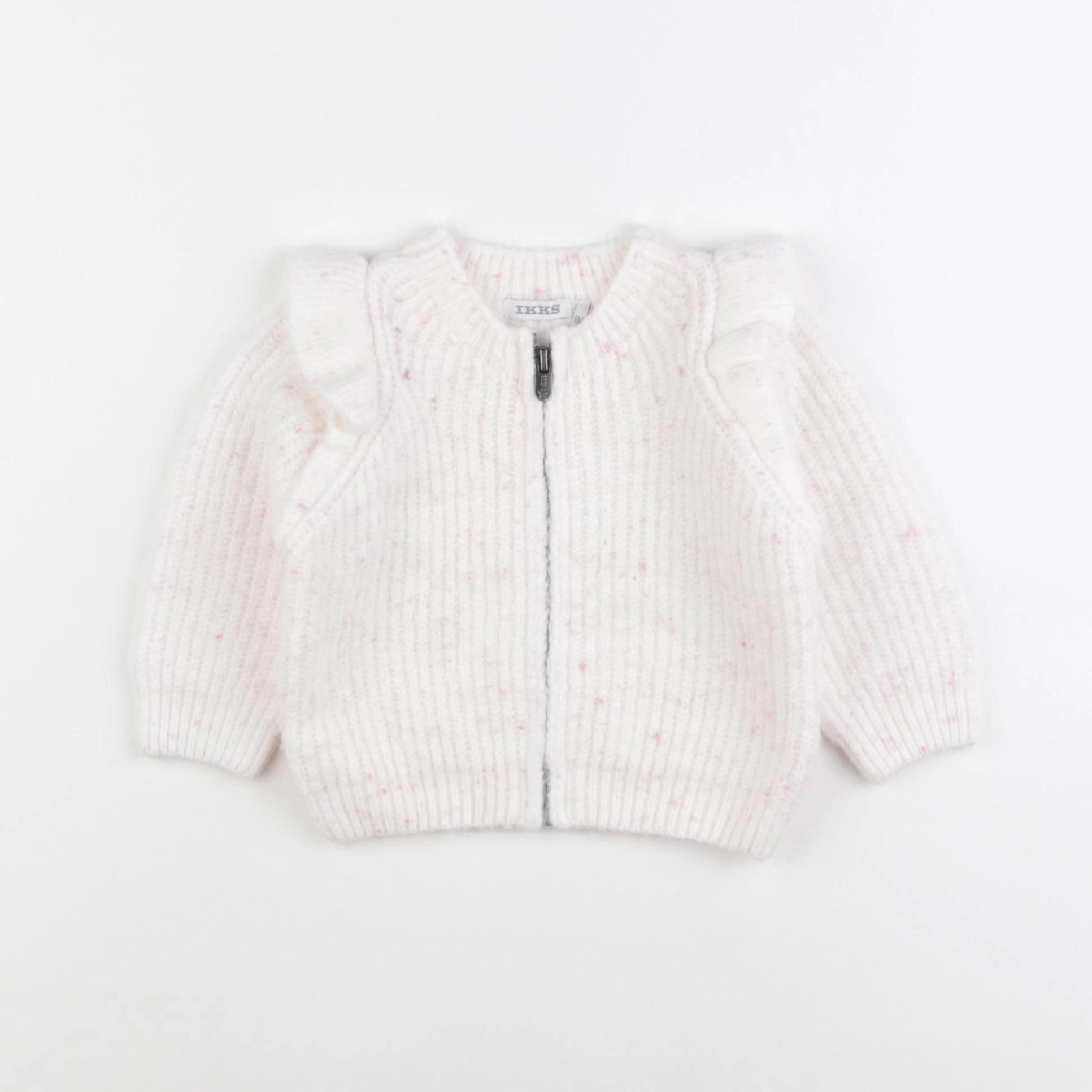 IKKS - gilet blanc - 6 mois