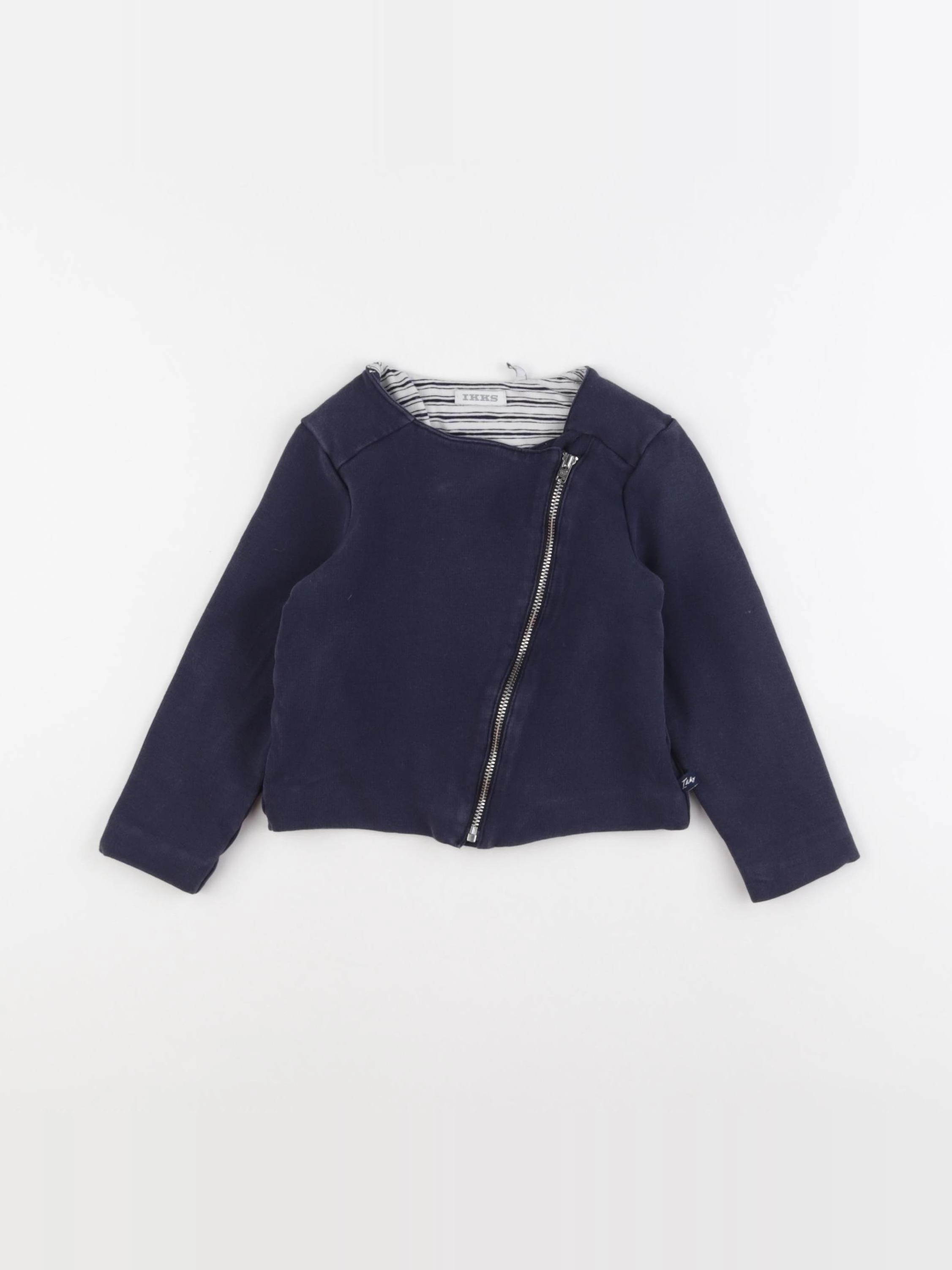 IKKS - sweat bleu - 3 ans