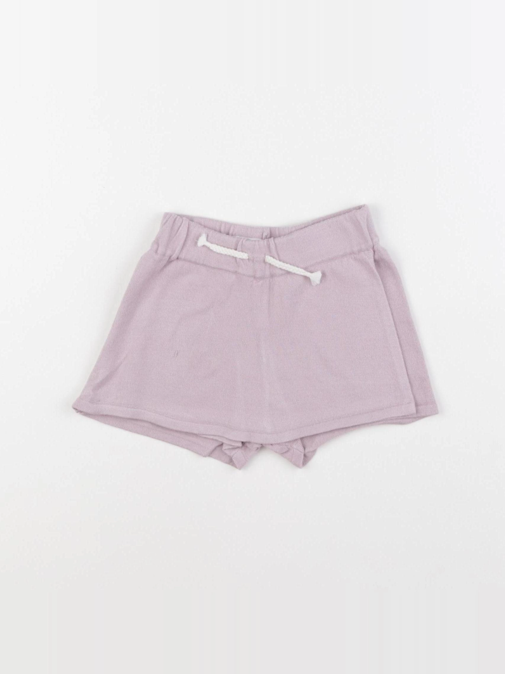Zara - jupe short violet - 12/18 mois