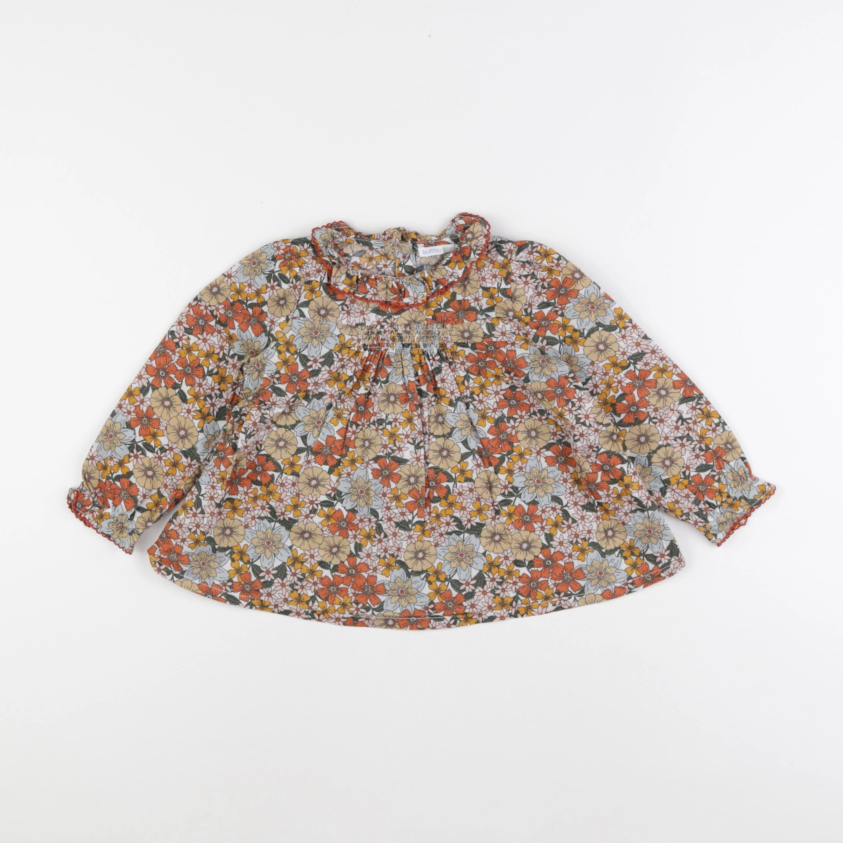 Boutchou - blouse marron - 24 mois
