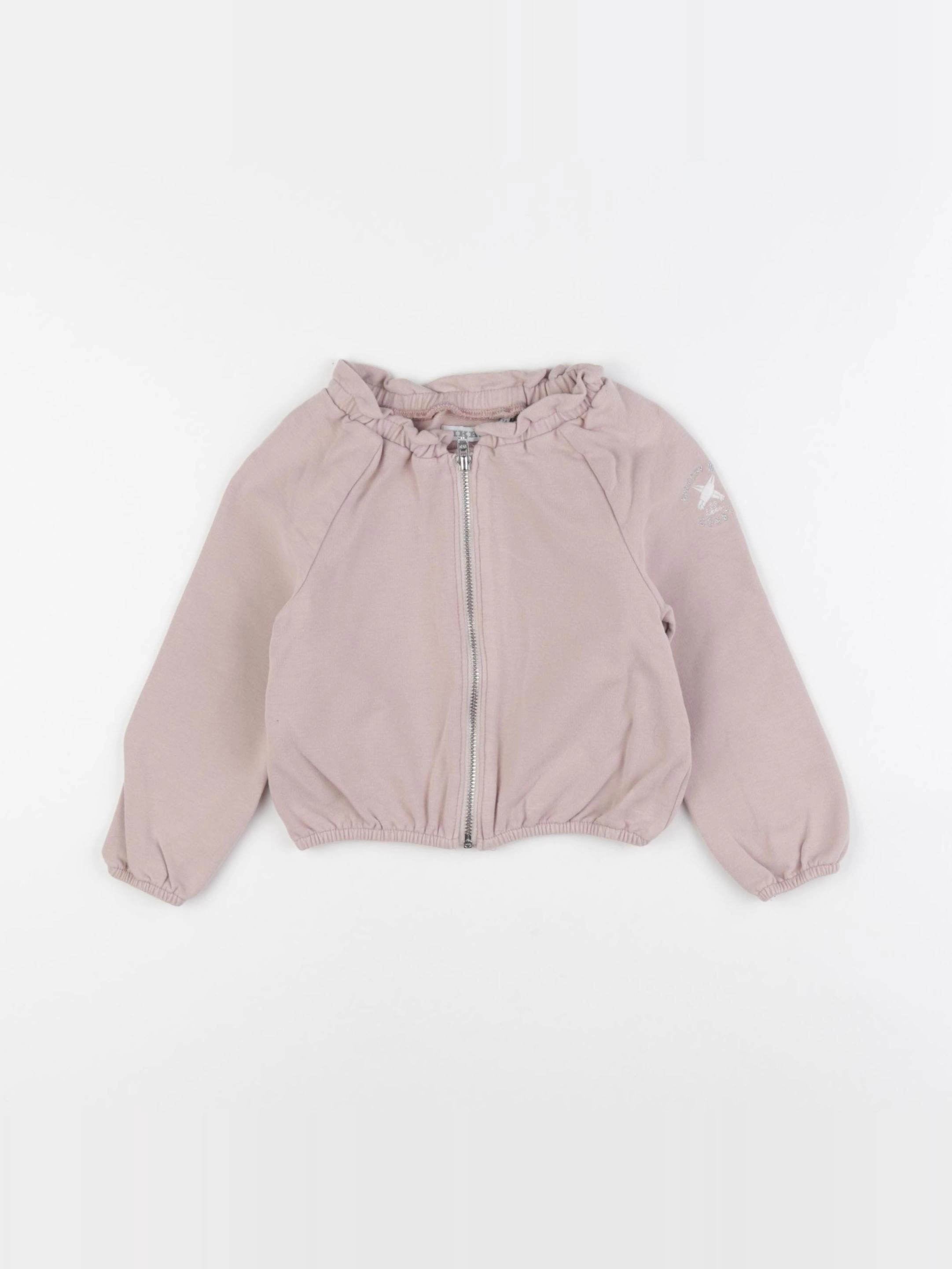 IKKS - sweat rose - 2 ans