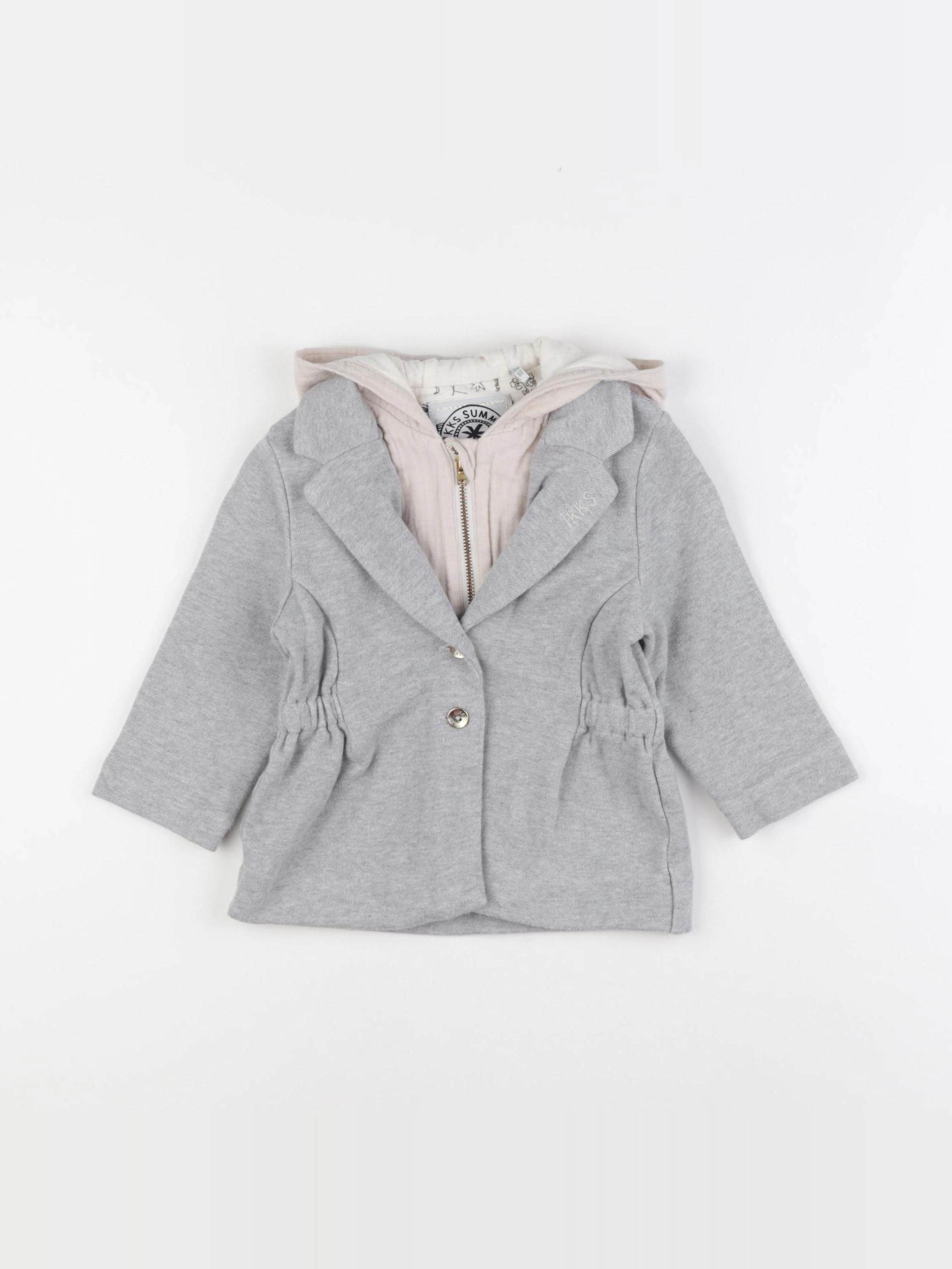 IKKS - veste gris - 18 mois