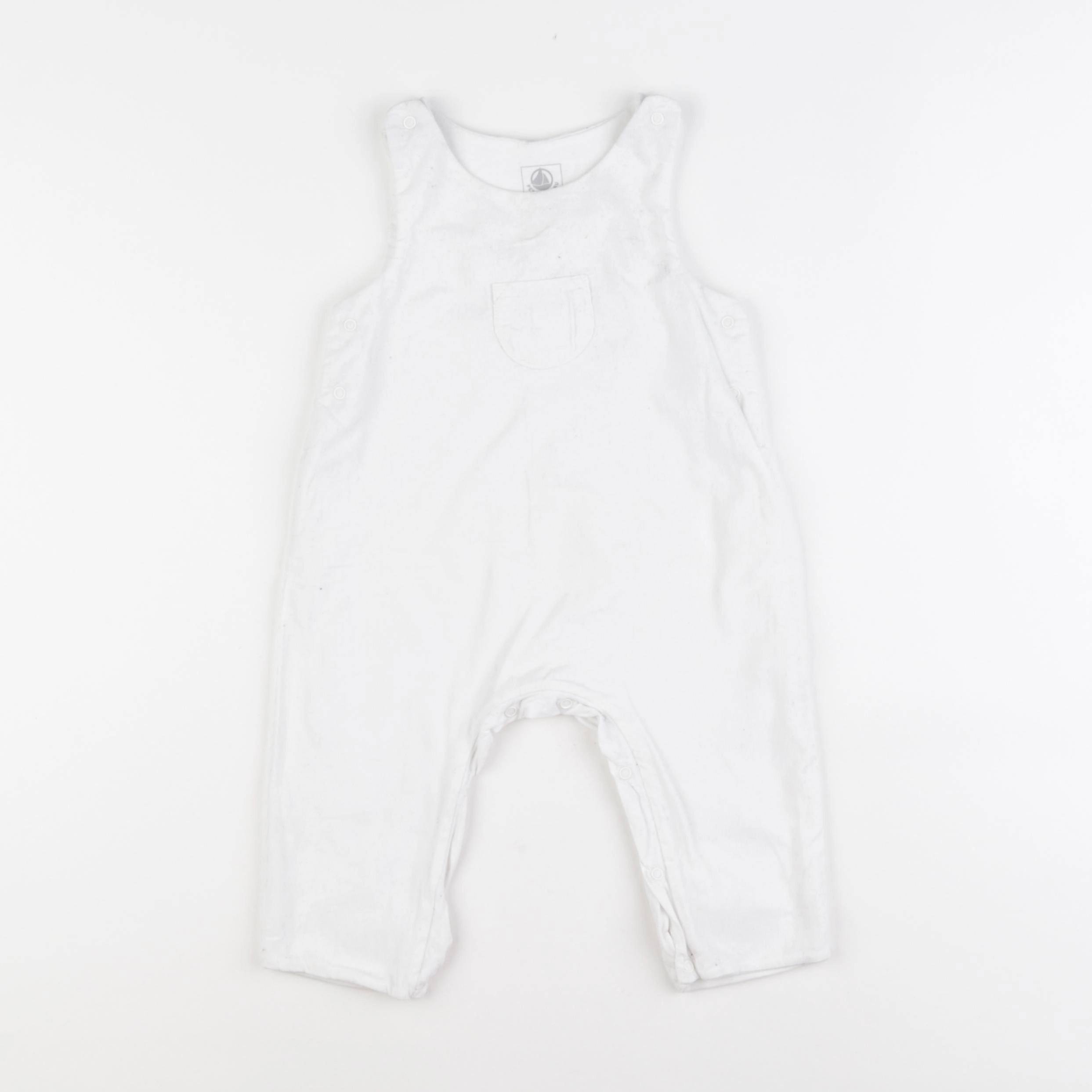 Petit Bateau - combinaison blanc - 6 mois
