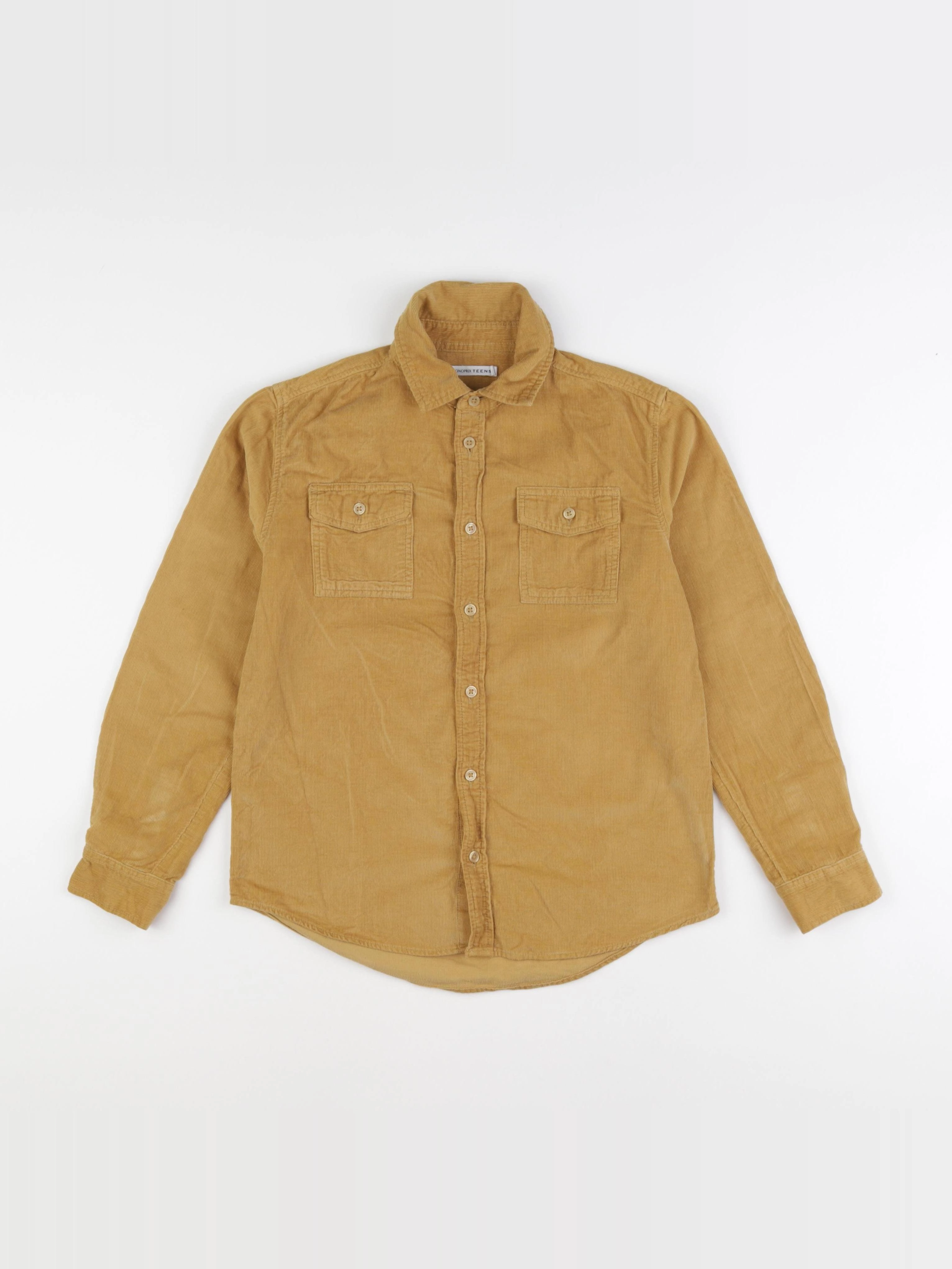 Monoprix - chemise marron - 10 ans