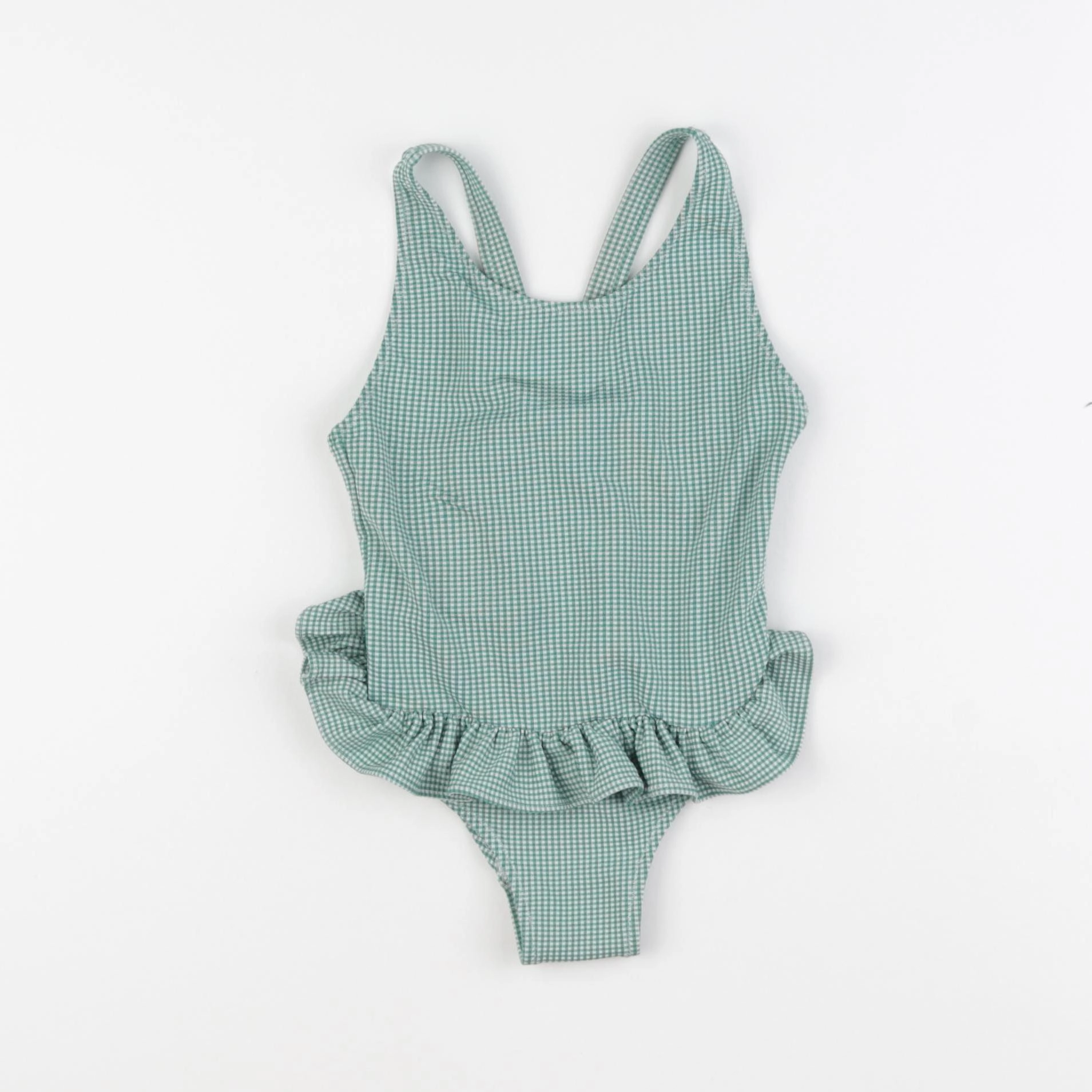 Boutchou - maillot de bain vert, blanc - 36 mois