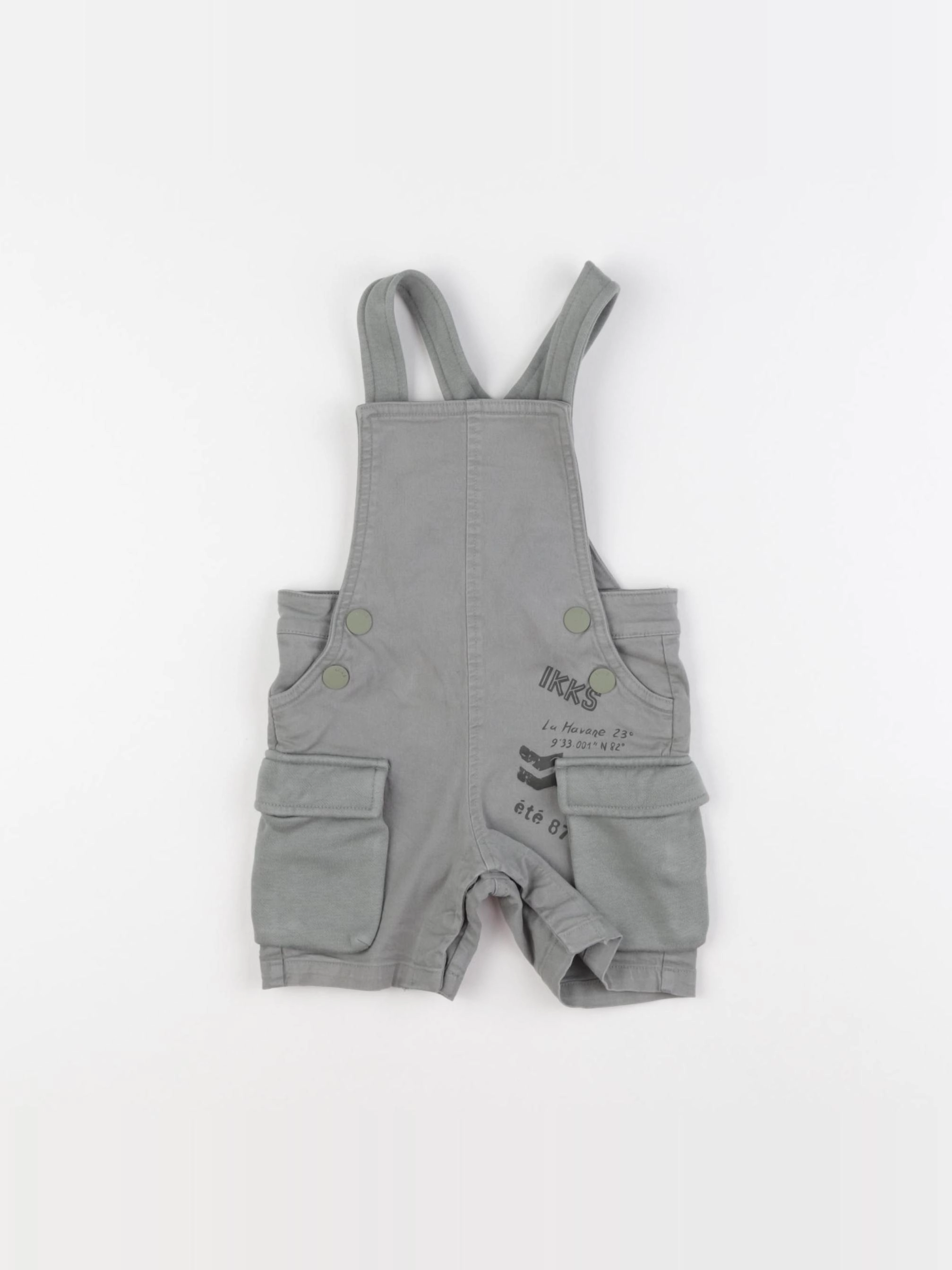 IKKS - salopette vert - 12 mois