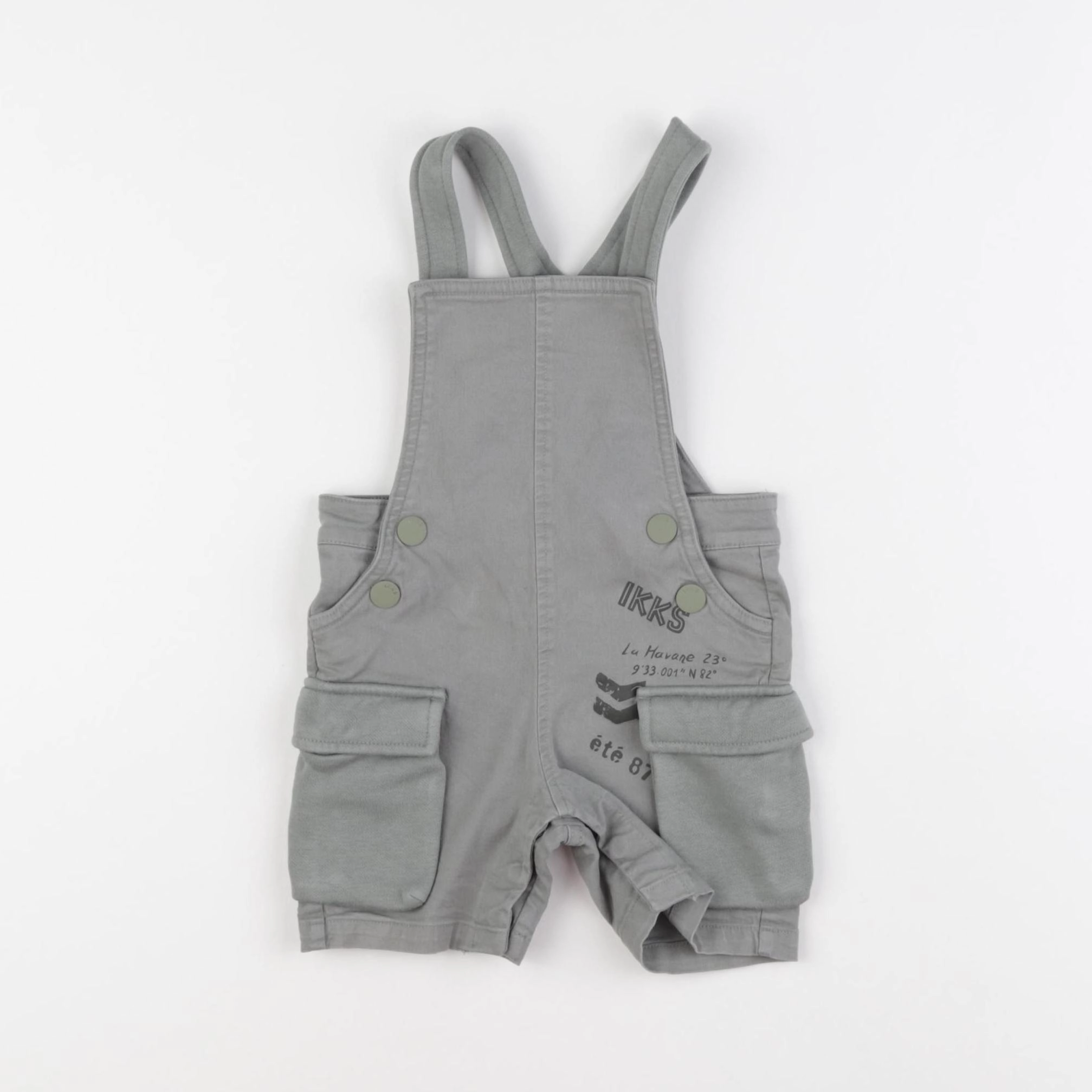 IKKS - salopette vert - 12 mois