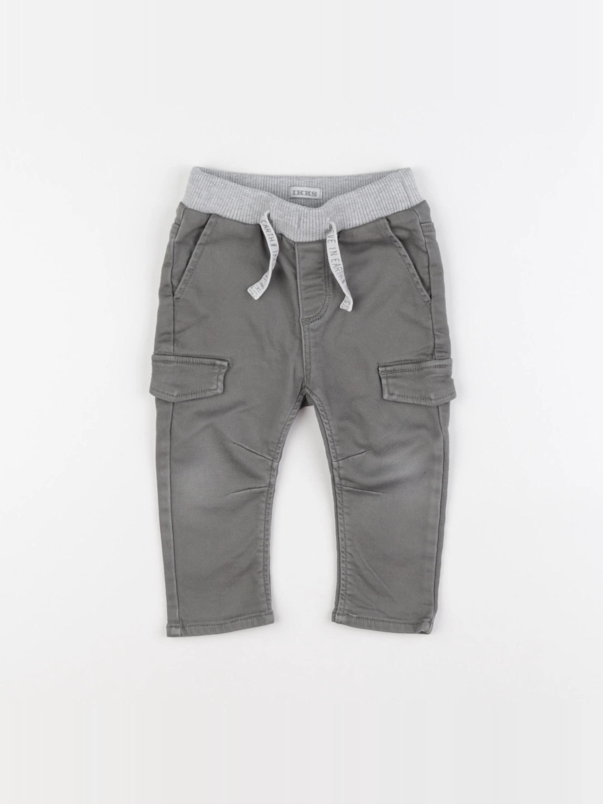 IKKS - pantalon vert - 12 mois