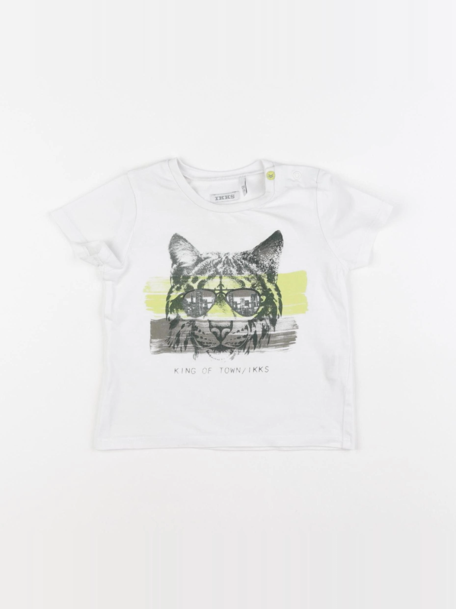 IKKS - tee-shirt blanc - 12 mois