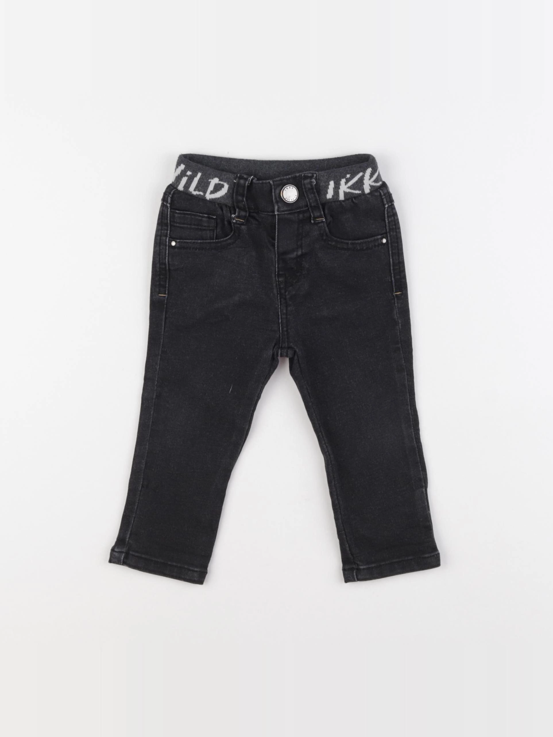 IKKS - pantalon noir - 12 mois