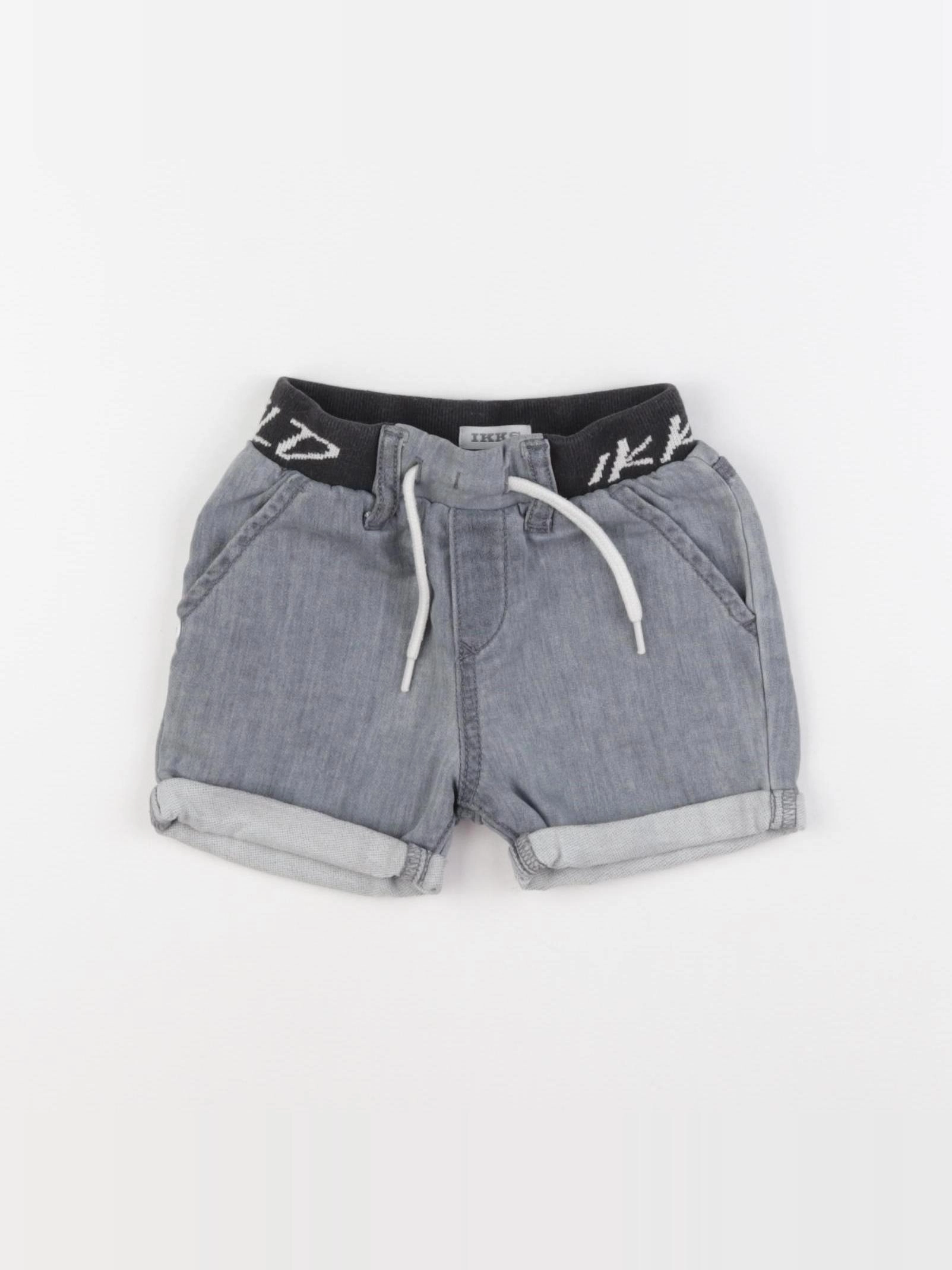 IKKS - short gris - 12 mois