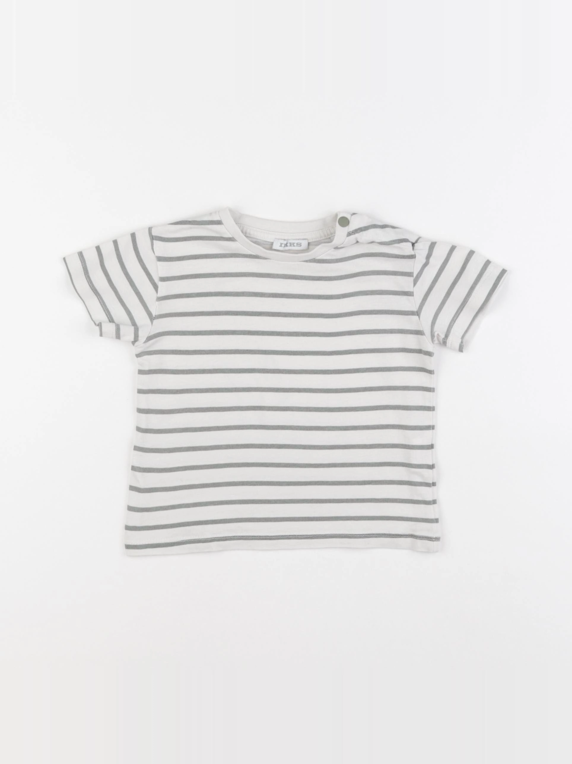 IKKS - tee-shirt beige, vert - 12 mois