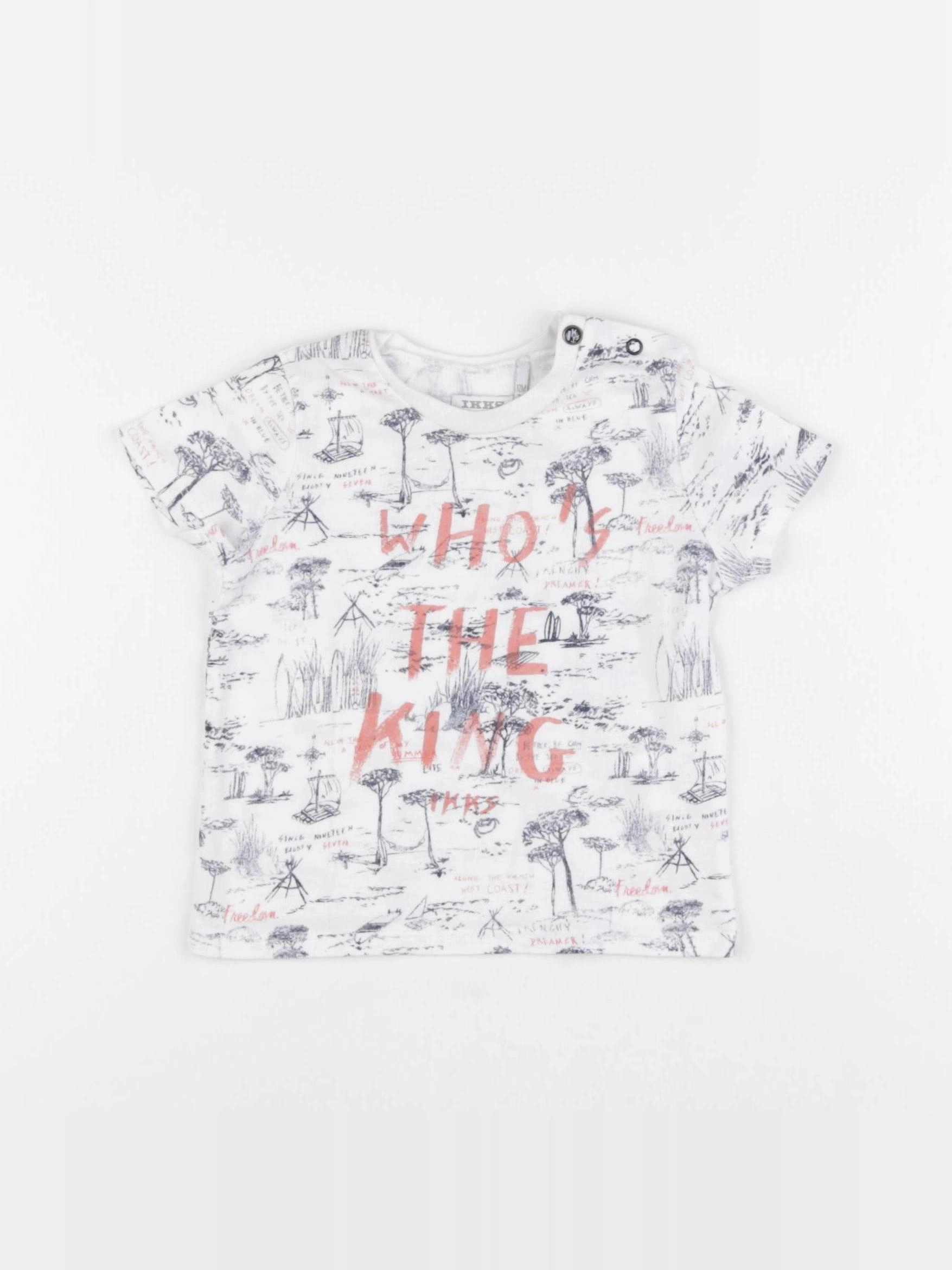 IKKS - tee-shirt multicolore - 12 mois