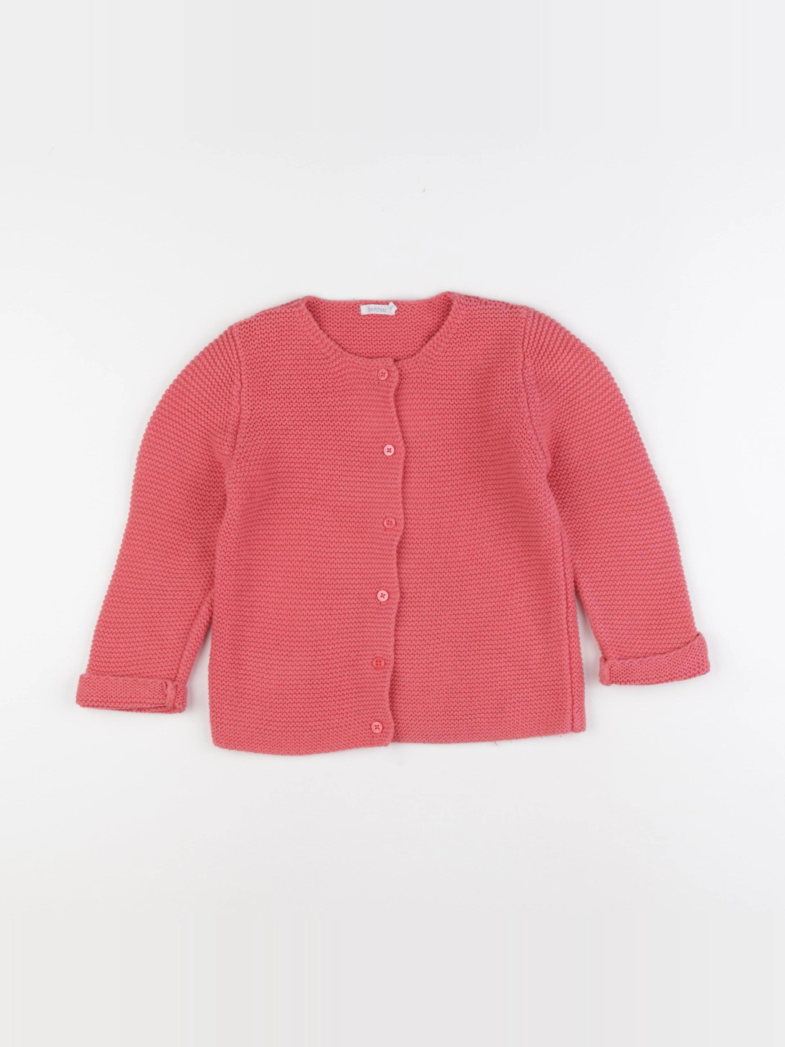 Boutchou - gilet rose - 36 mois