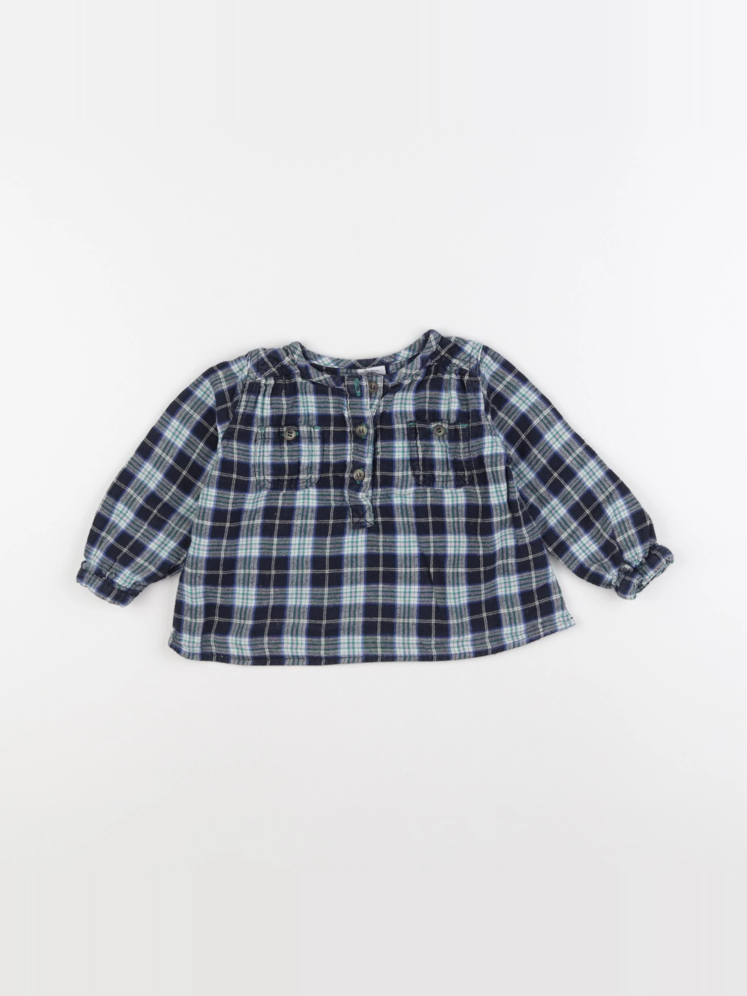 Petit Bateau - blouse multicolore - 18 mois