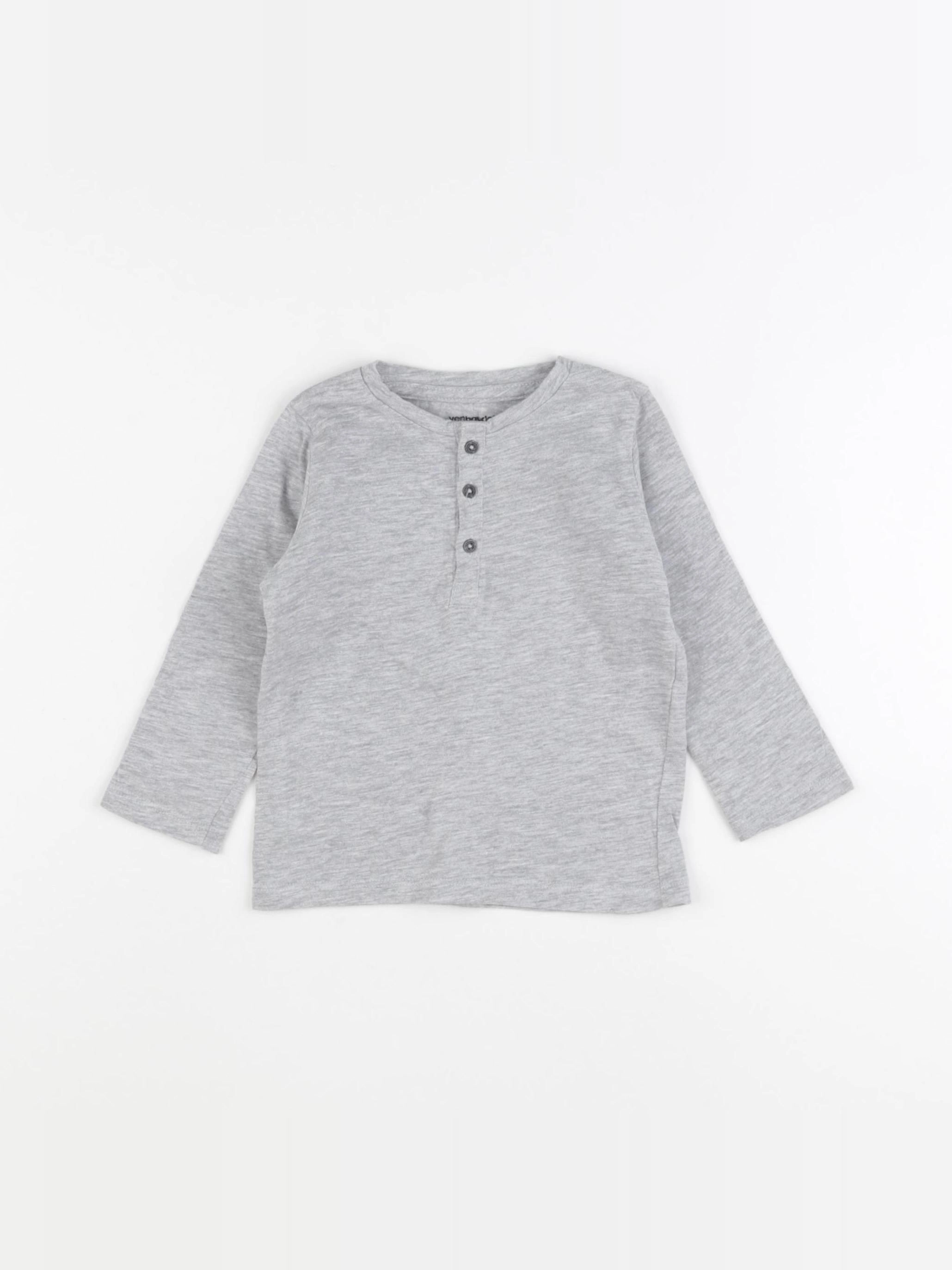 Vertbaudet - tee-shirt gris - 12 mois