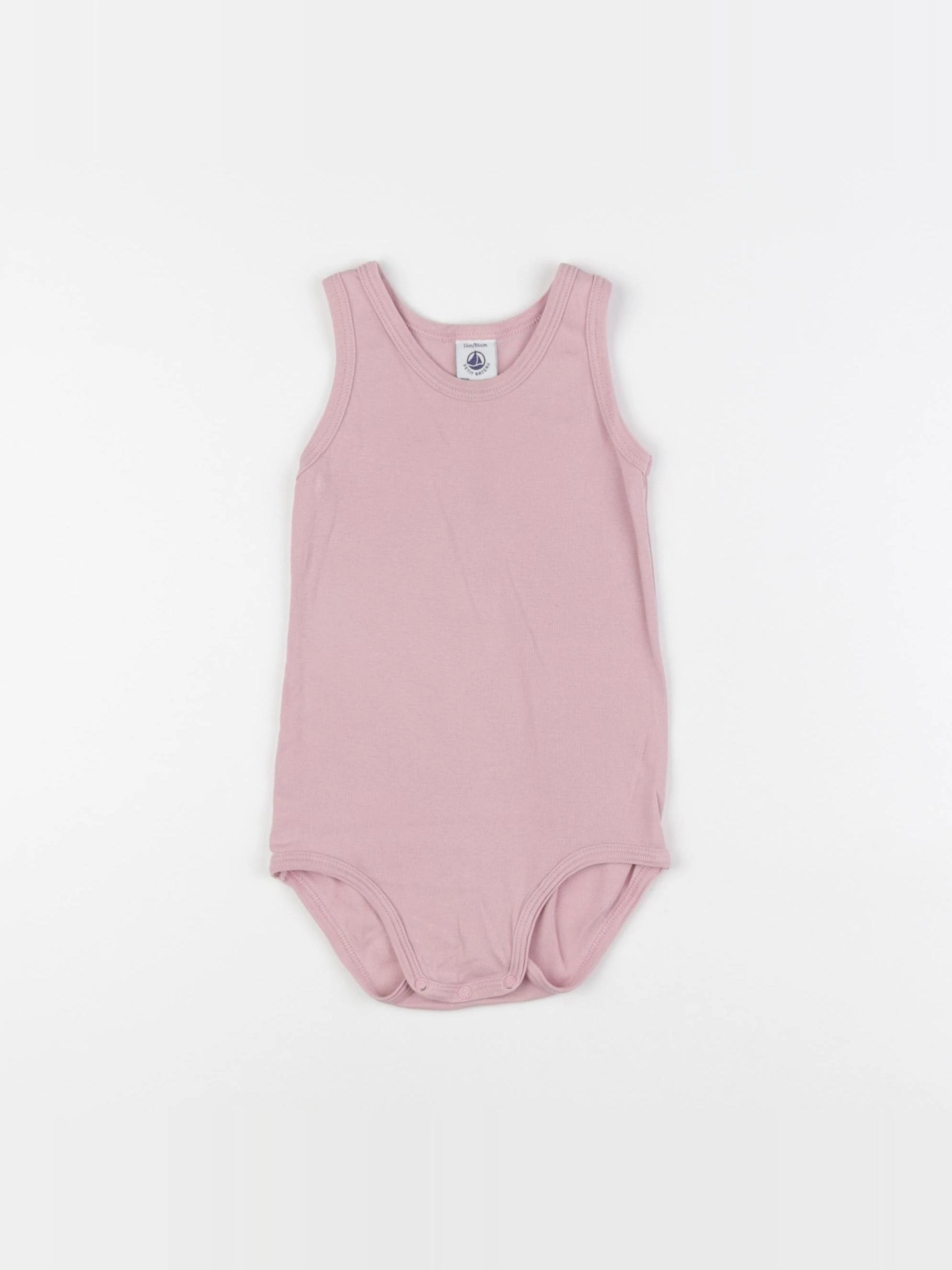 Petit Bateau - body rose - 24 mois