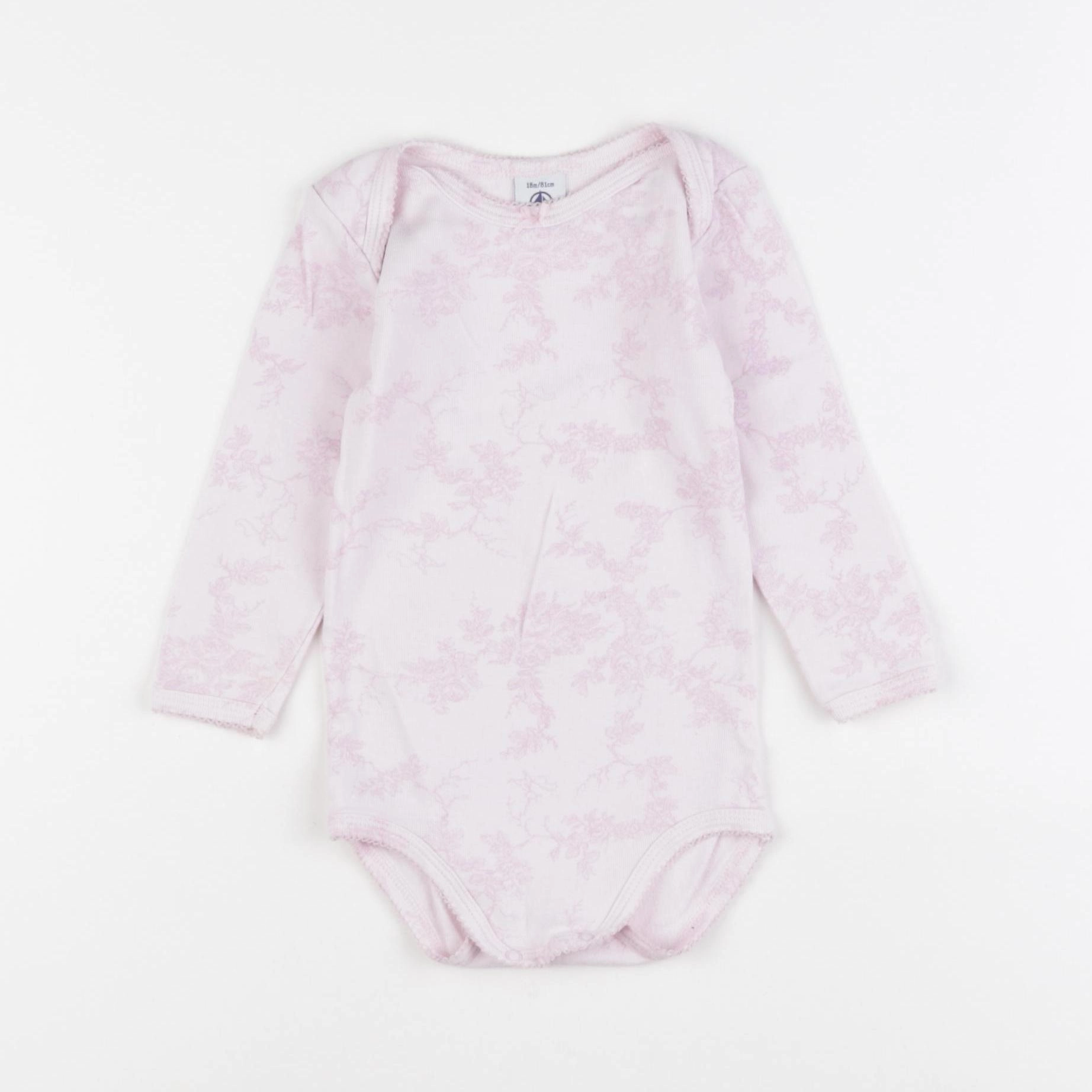 Petit Bateau - body rose - 18 mois