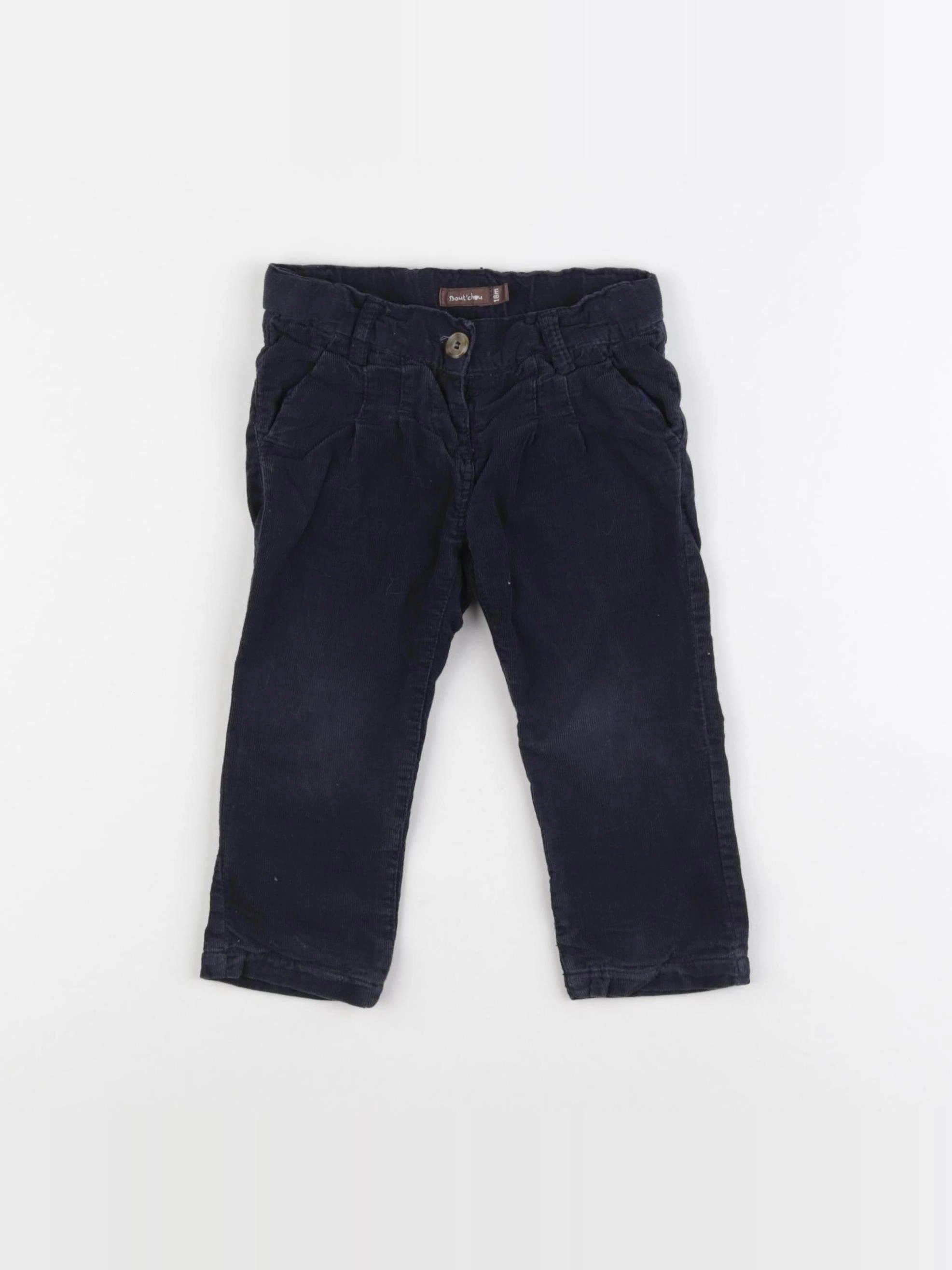 Boutchou - pantalon bleu - 18 mois