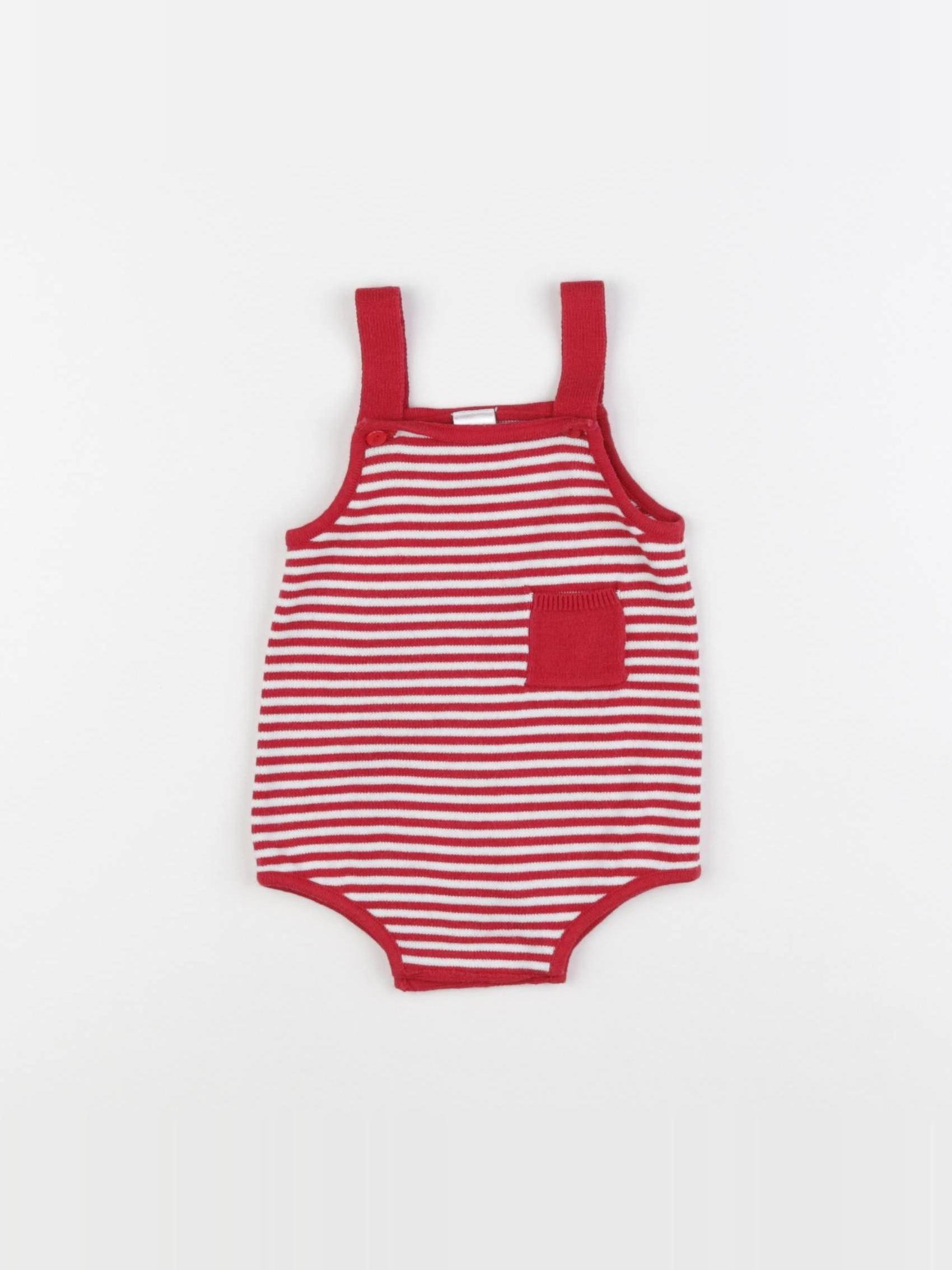 Zara - combinaison blanc, rouge - 1/3 mois