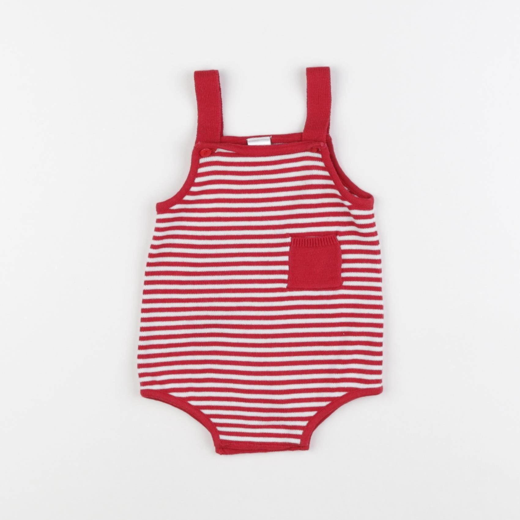 Zara - combinaison blanc, rouge - 1/3 mois
