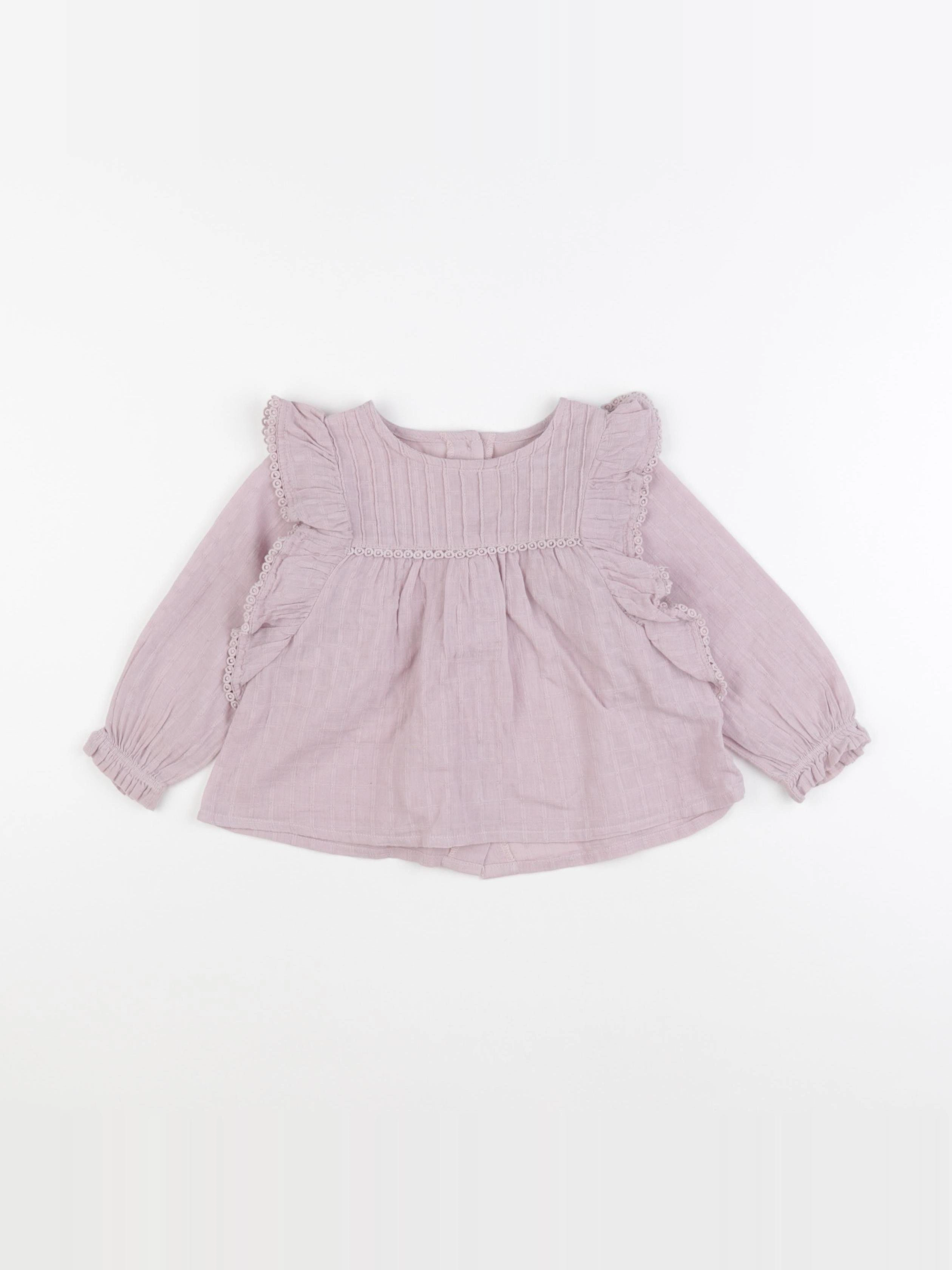 Vertbaudet - blouse rose - 18 mois