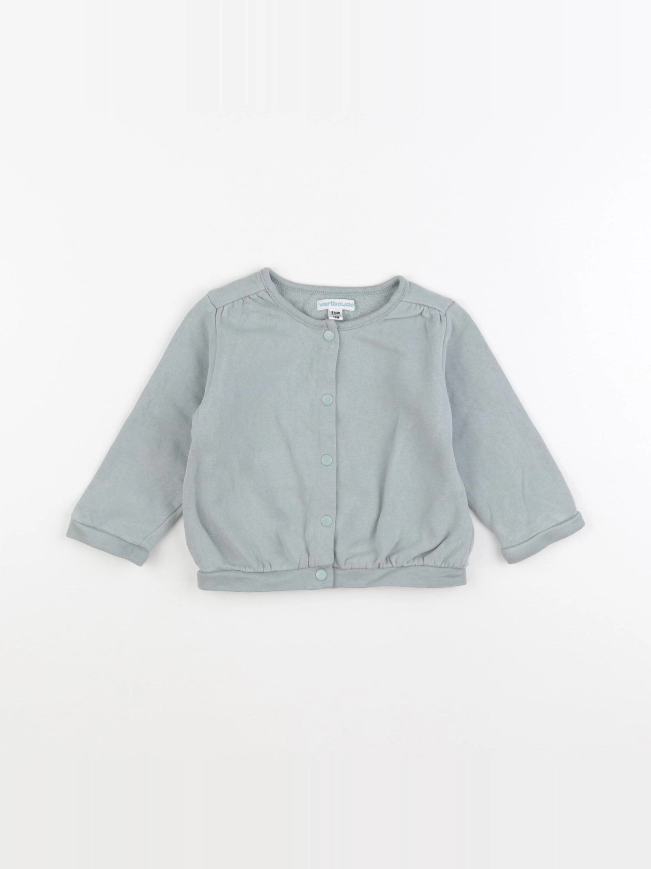 Vertbaudet - sweat bleu - 18 mois