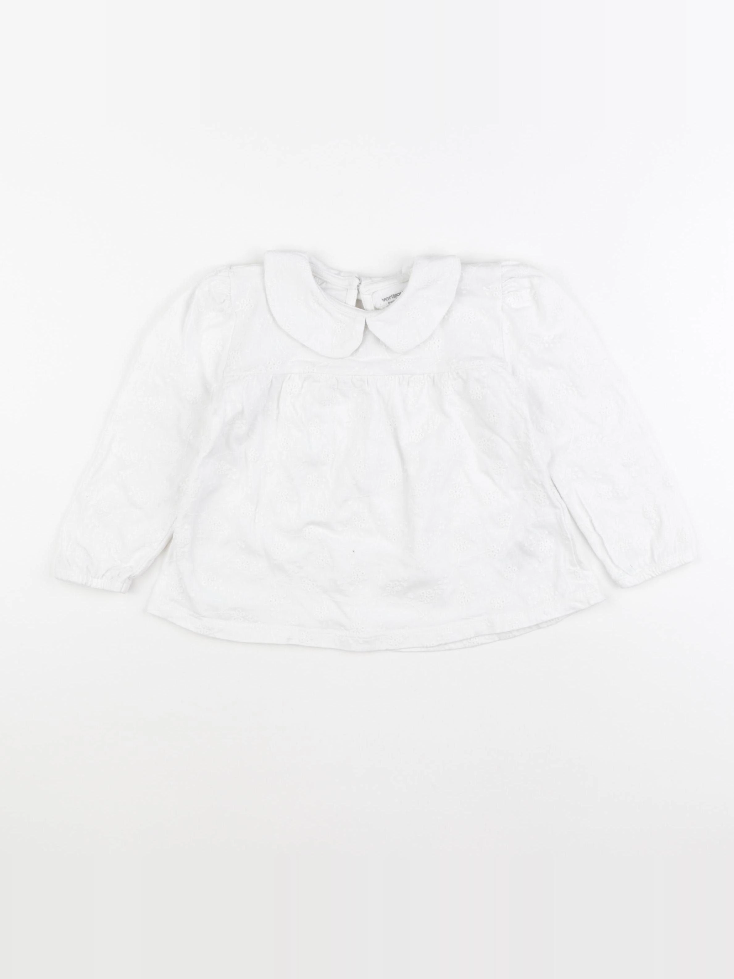 Vertbaudet - blouse blanc - 4 ans