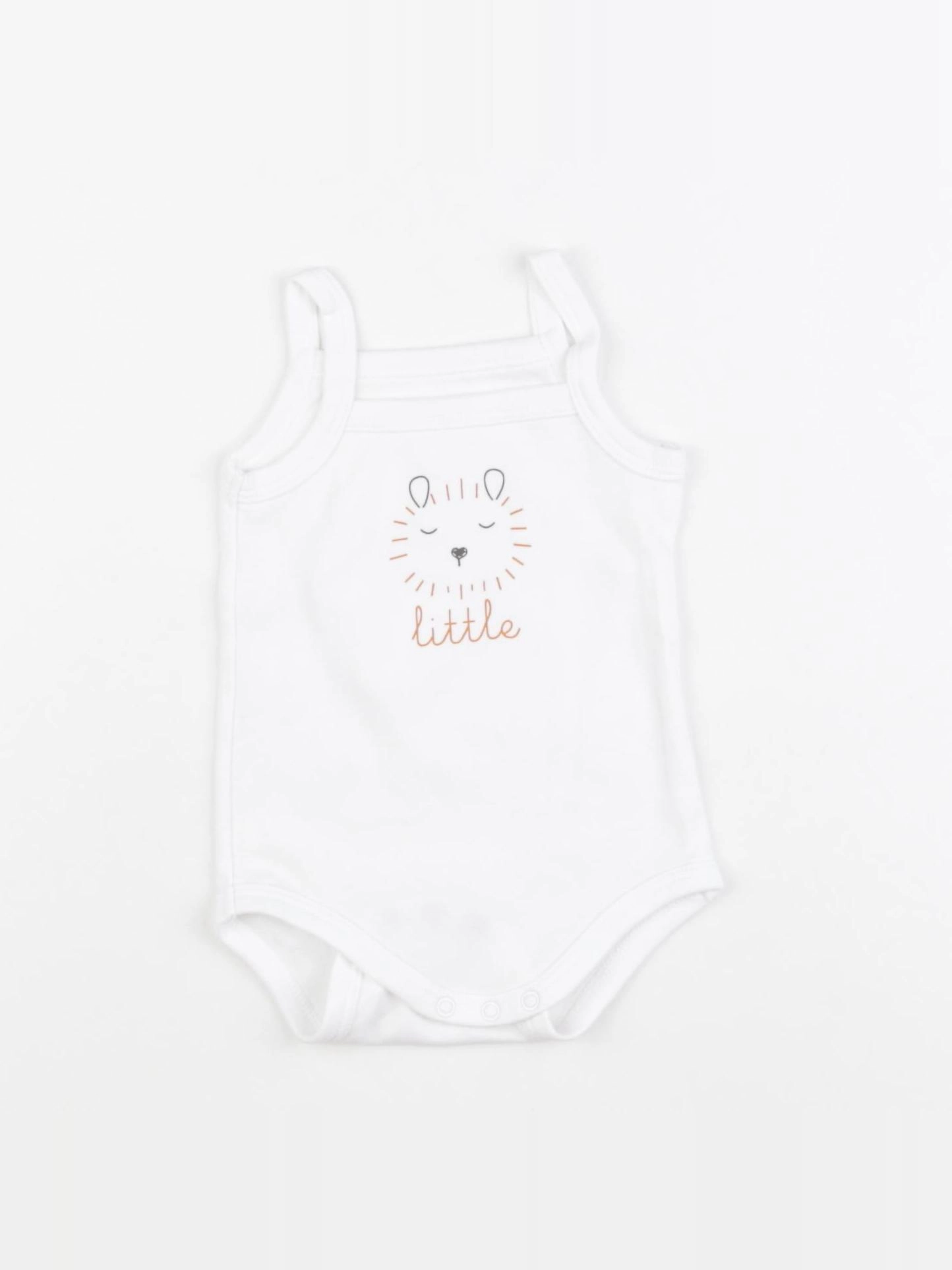 Vertbaudet - body blanc - 6 mois