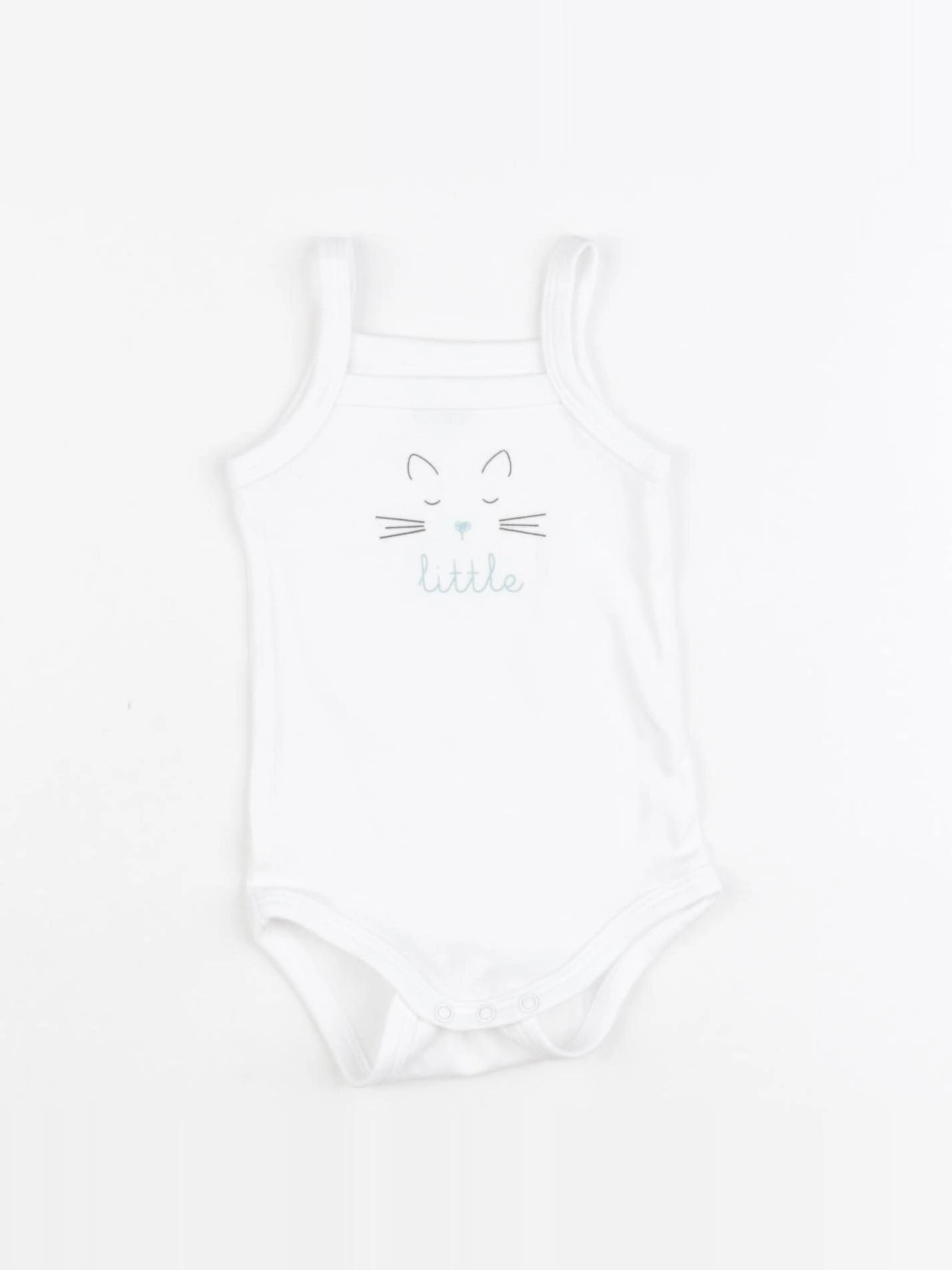 Vertbaudet - body blanc - 6 mois