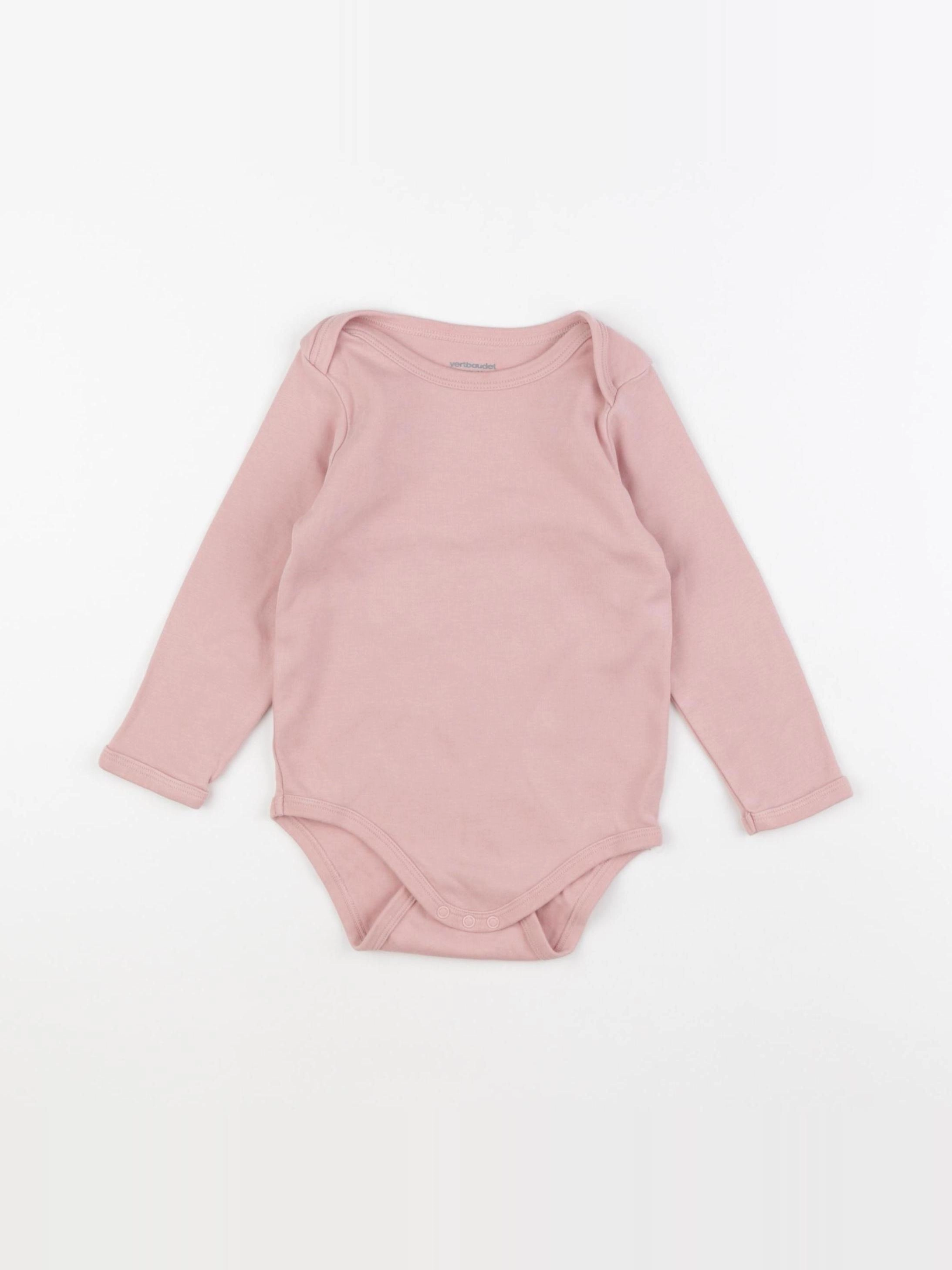 Vertbaudet - body rose - 24 mois