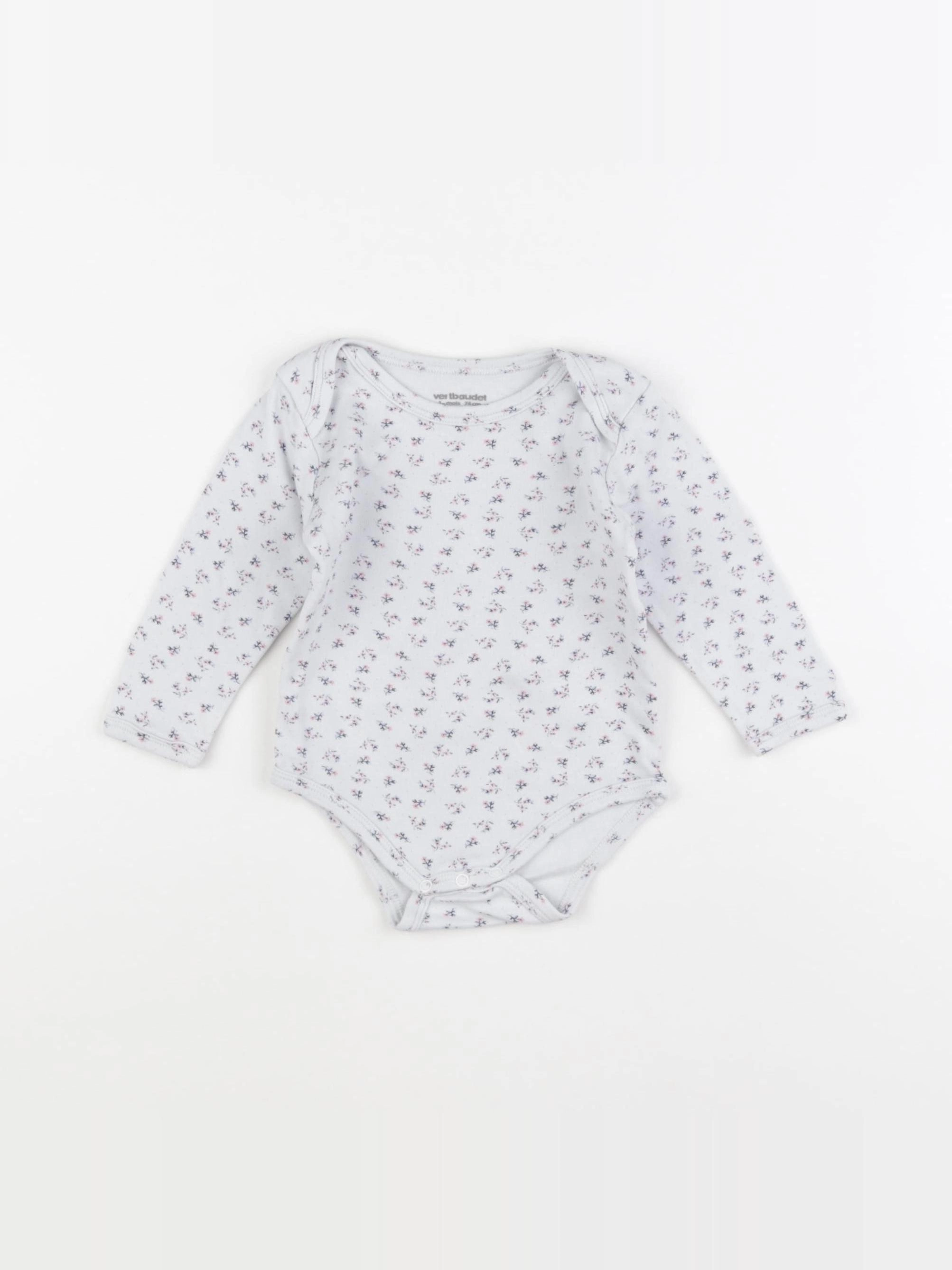 Vertbaudet - body blanc - 12 mois