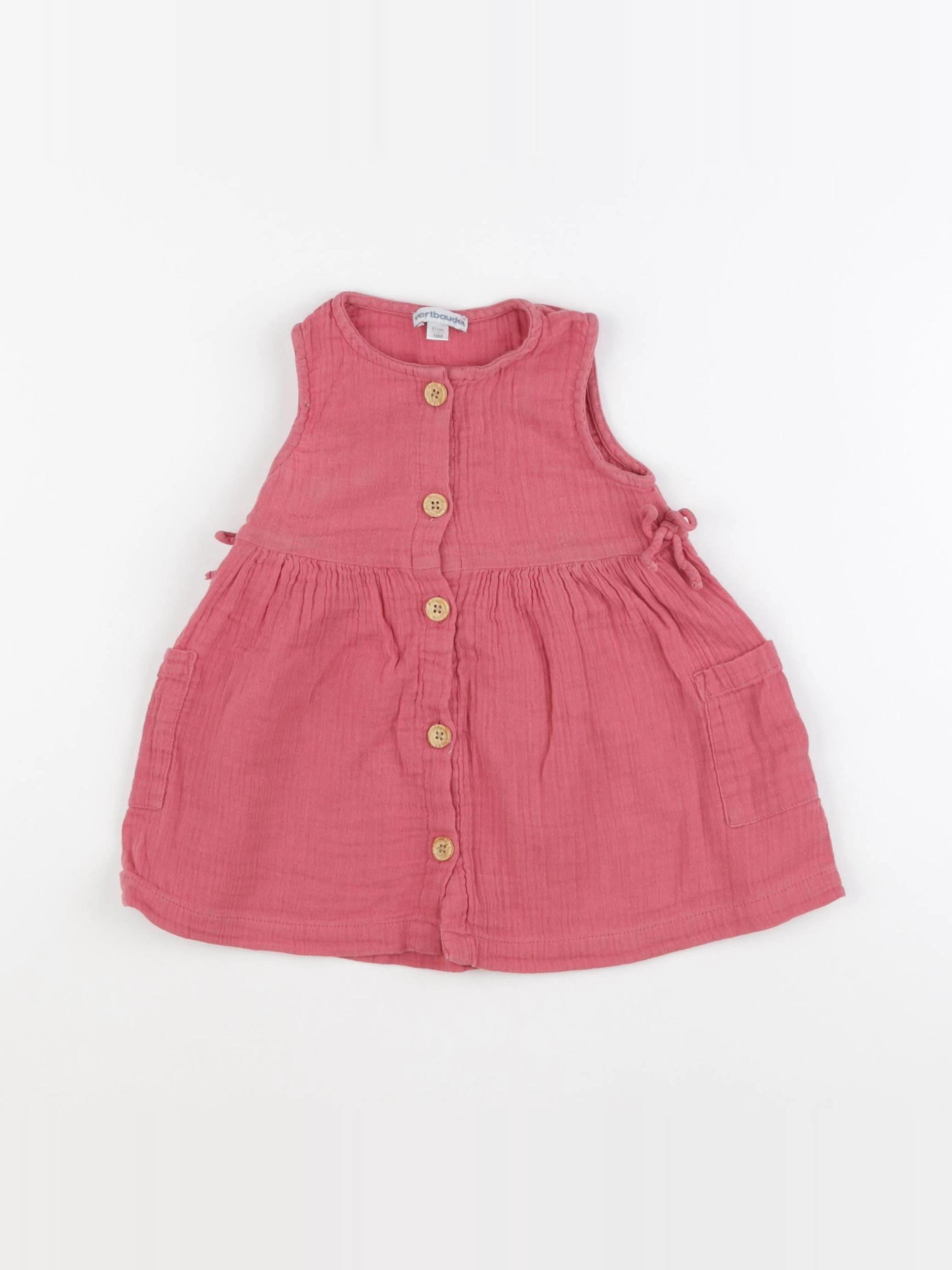 Vertbaudet - robe rose - 18 mois