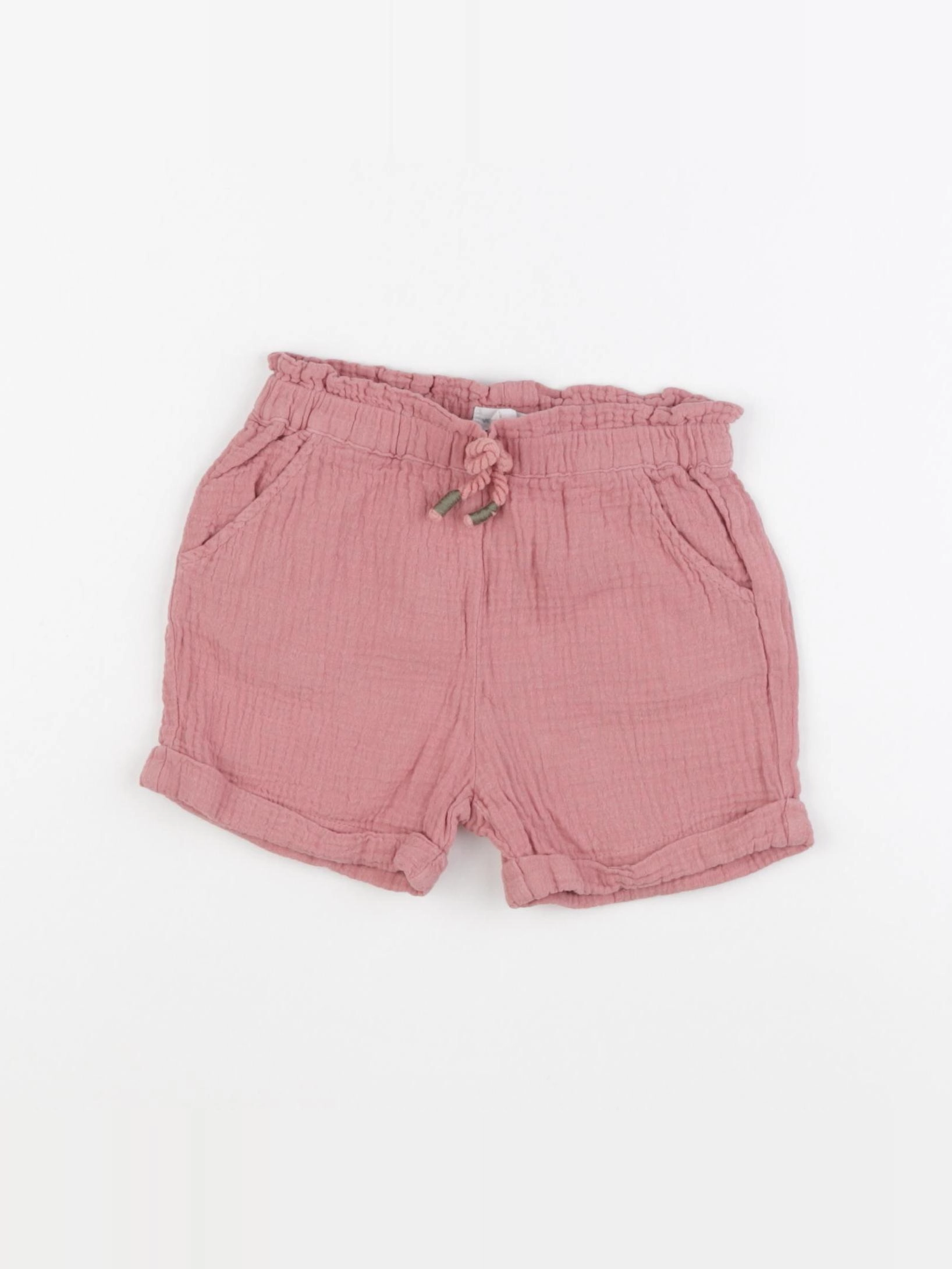 Vertbaudet - short rose - 24 mois