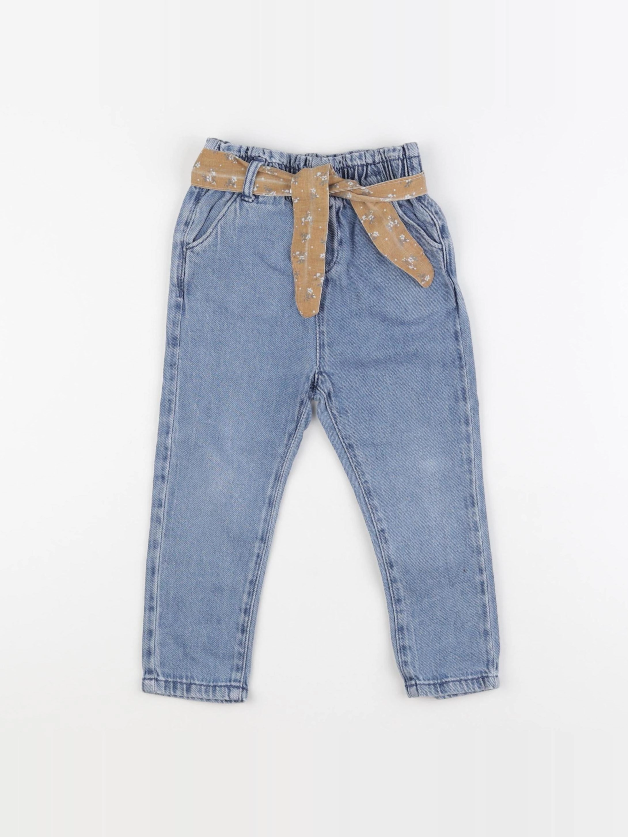 Vertbaudet - jegging bleu - 24 mois