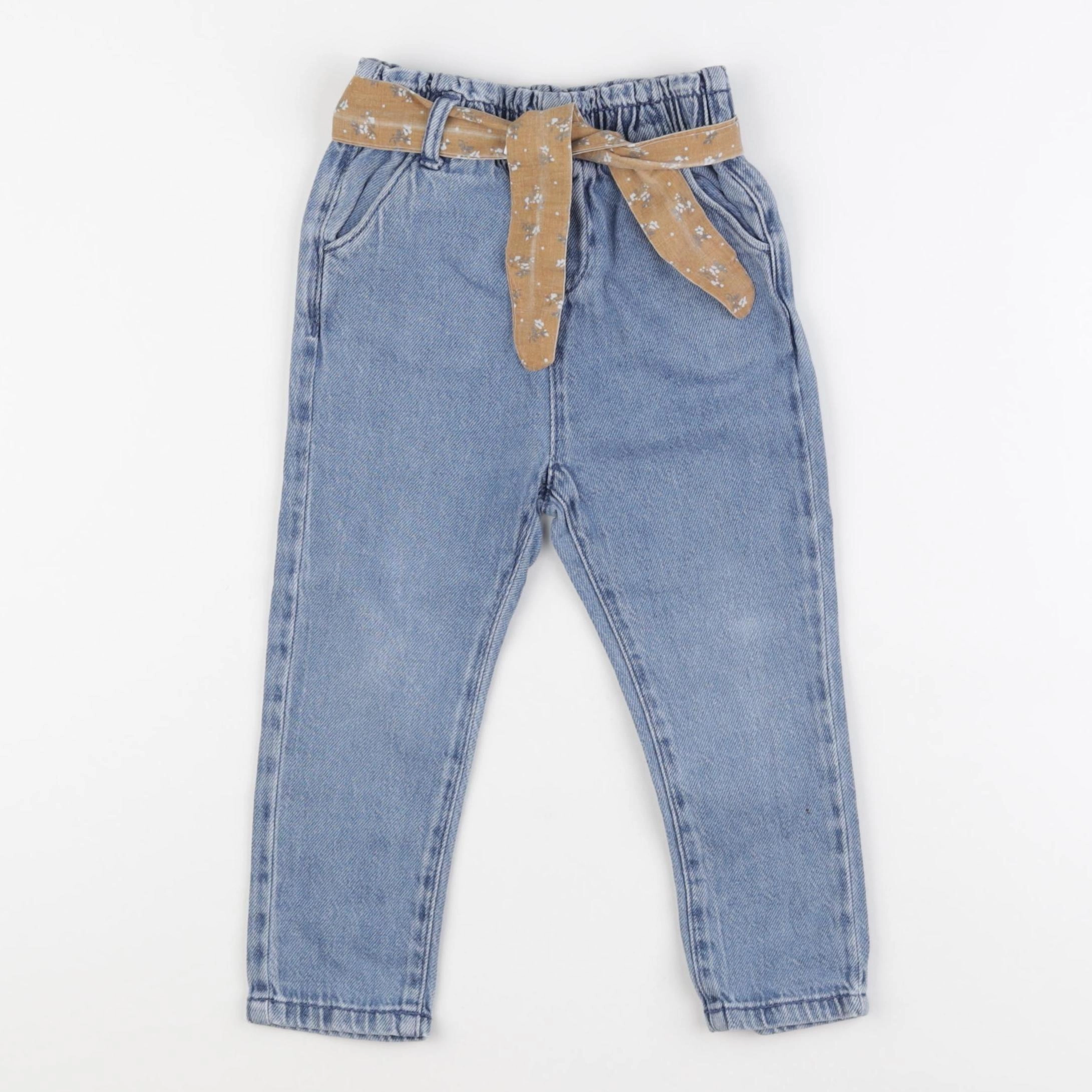Vertbaudet - jegging bleu - 24 mois