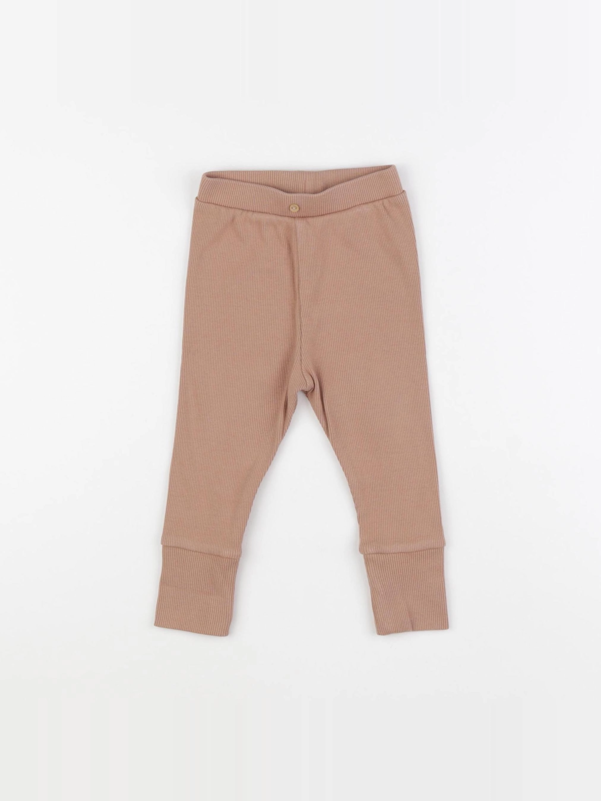 Vertbaudet - legging marron - 12 mois