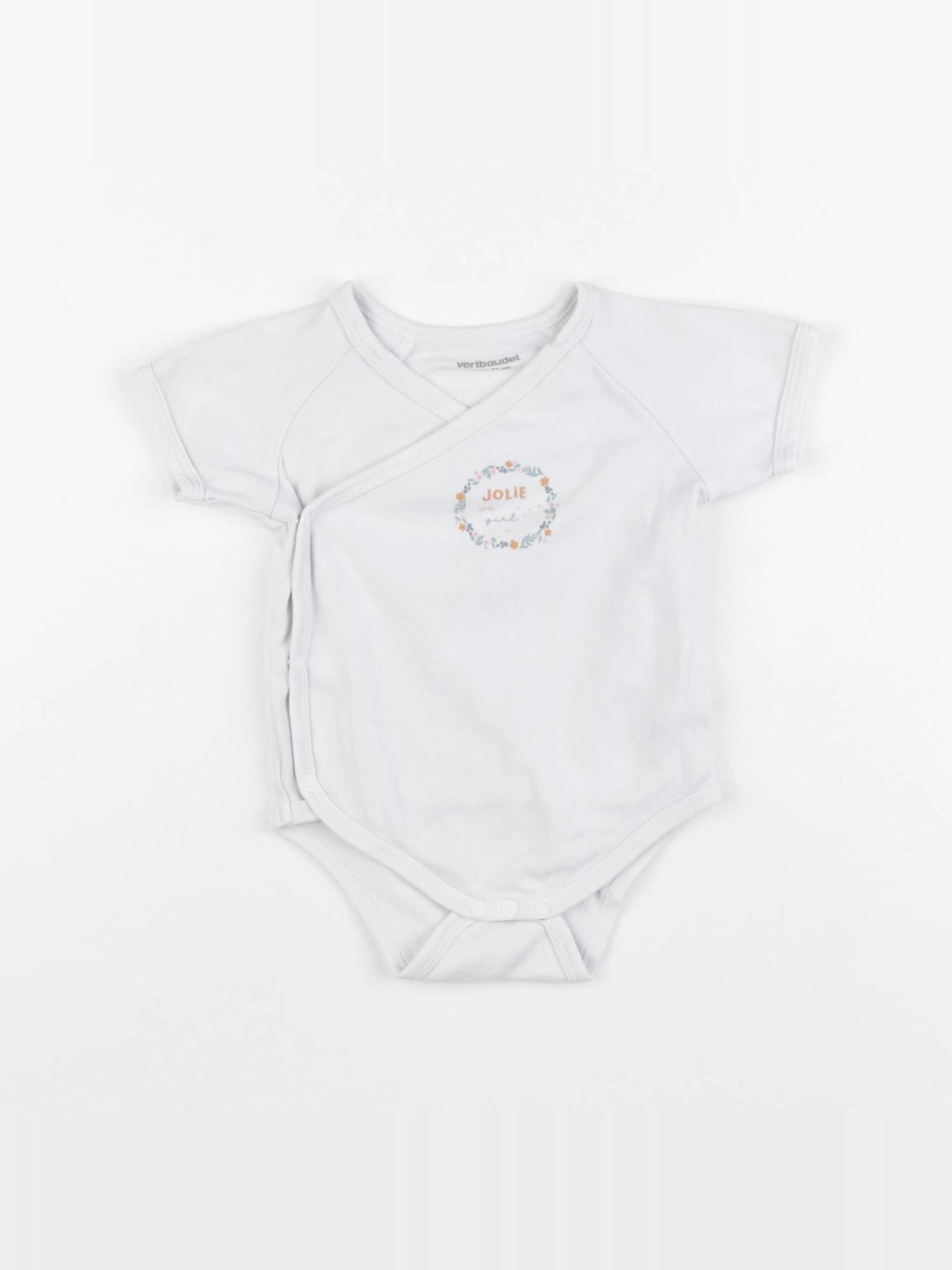 Vertbaudet - body blanc - 9 mois