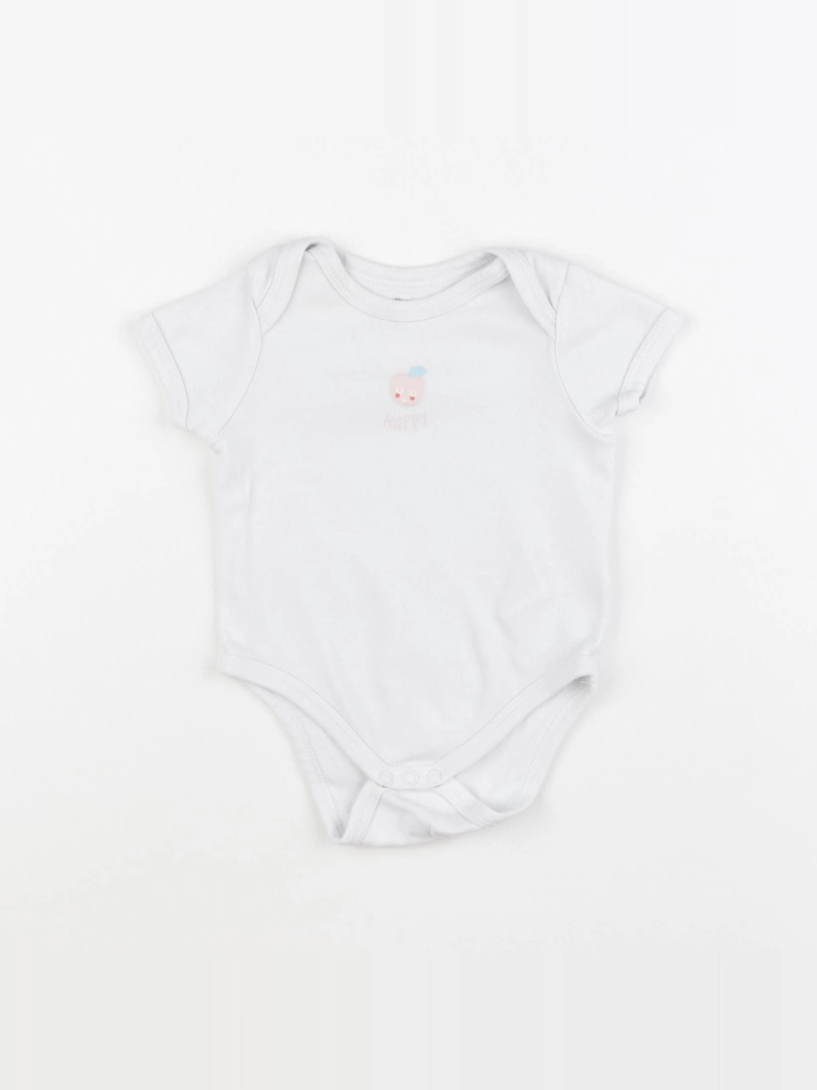 Vertbaudet - body blanc - 6 mois