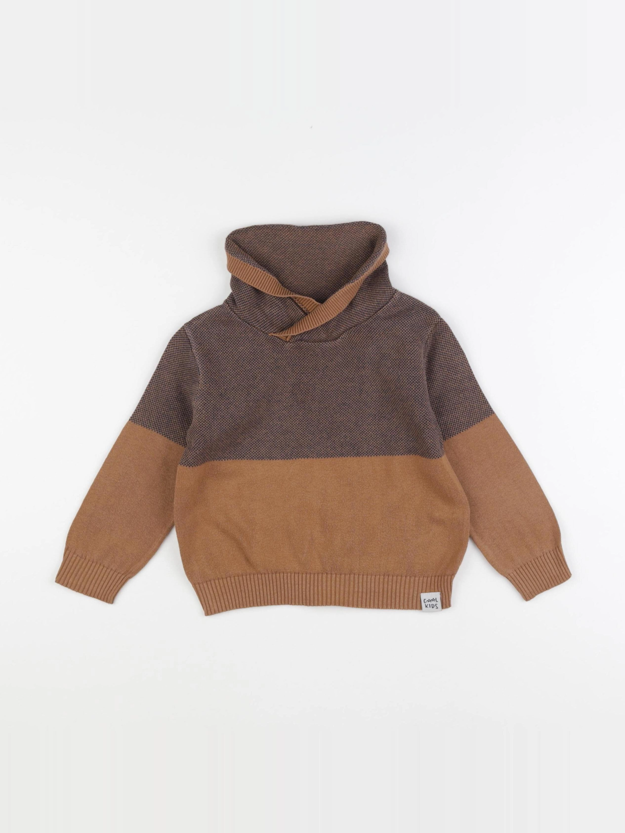 Vertbaudet - pull marron - 3 ans