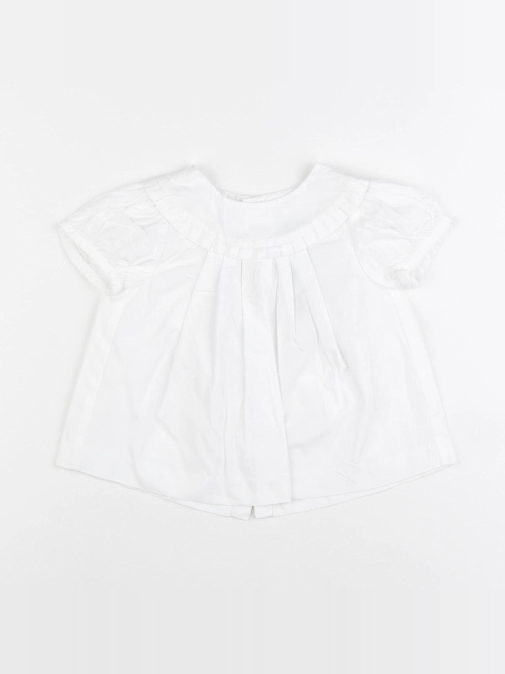 Jacadi - blouse blanc - 18 mois
