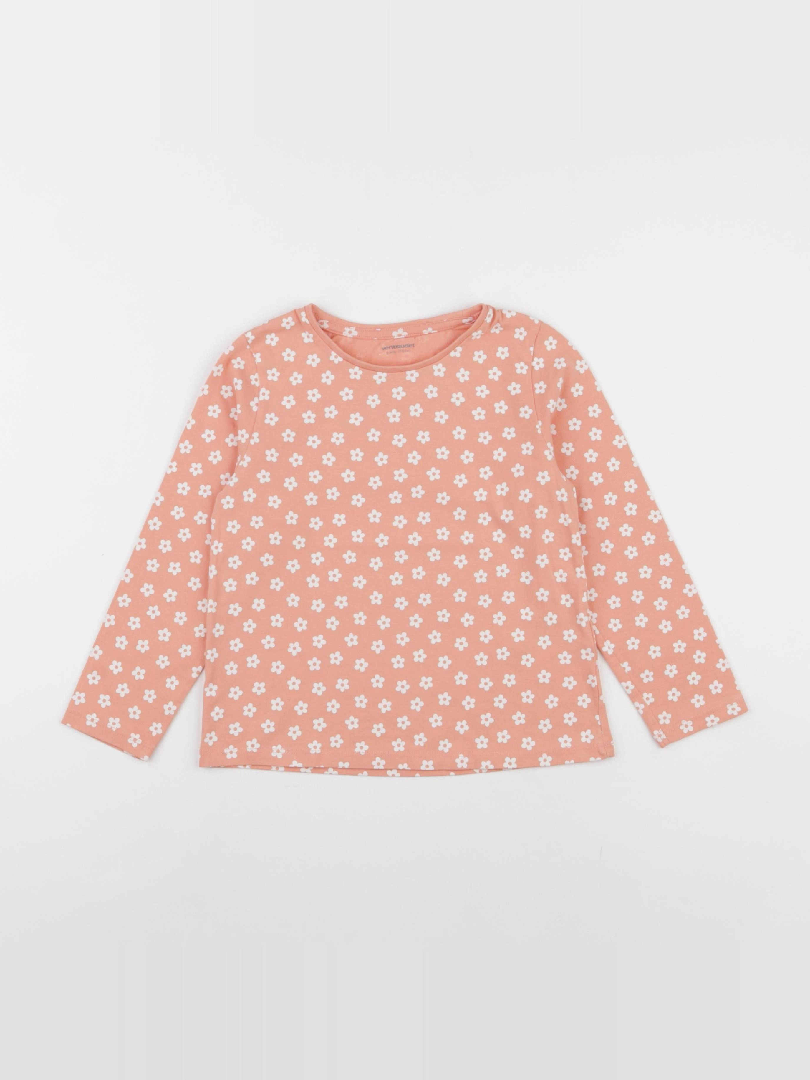 Vertbaudet - tee-shirt rose - 6 ans