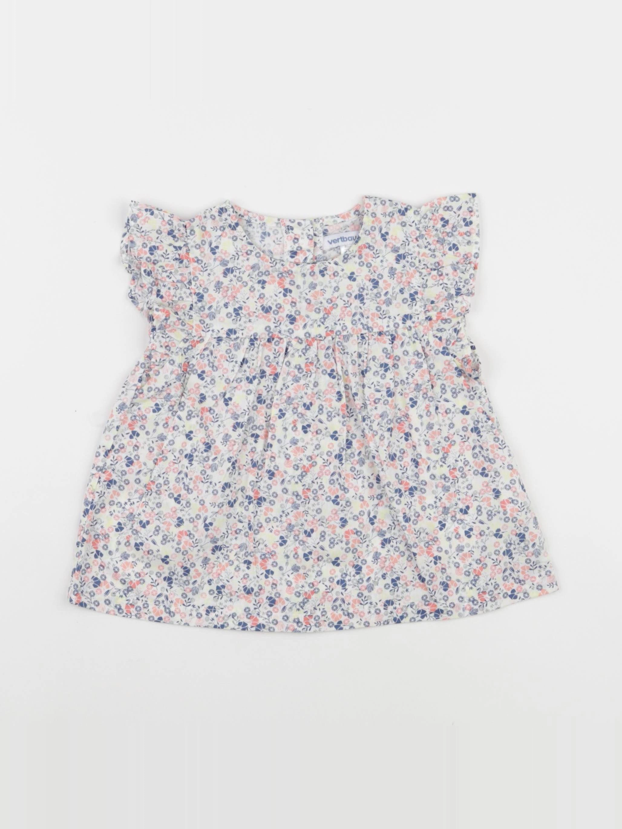 Vertbaudet - blouse multicolore - 24 mois