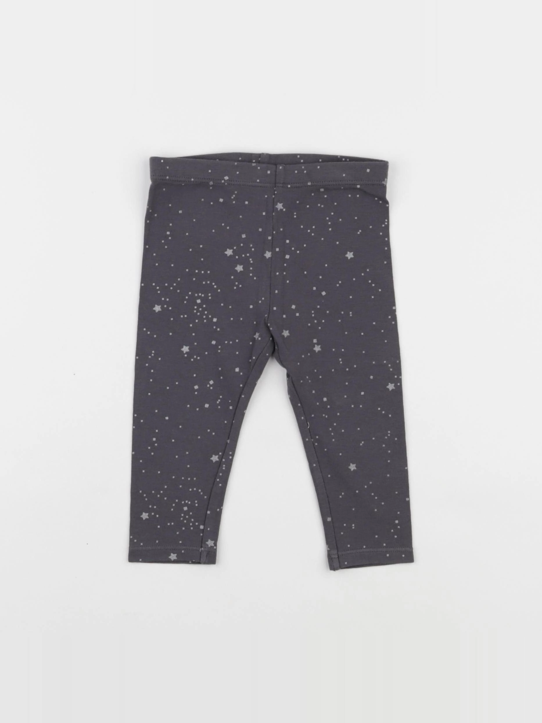 Vertbaudet - legging gris - 12 mois