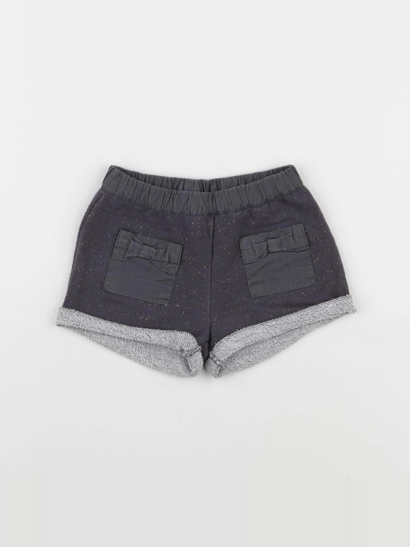 Vertbaudet - short gris, or - 18 mois